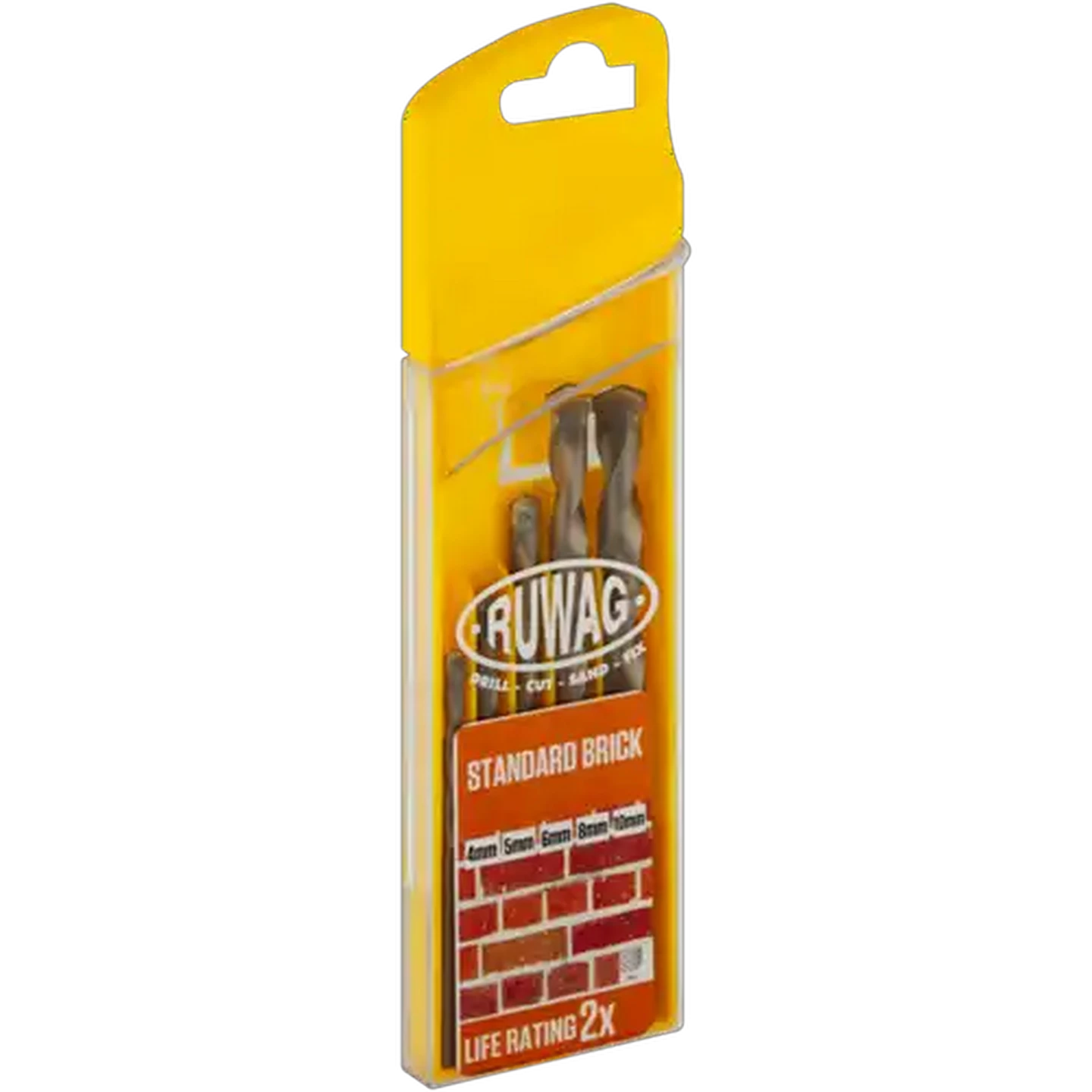 Image of Ruwag Standard Brick Drill Bit Set 5 Piece