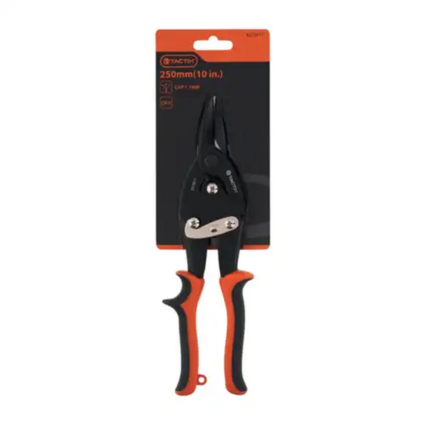 Image of Tactix Orange Aviation Tin Snips 250mm