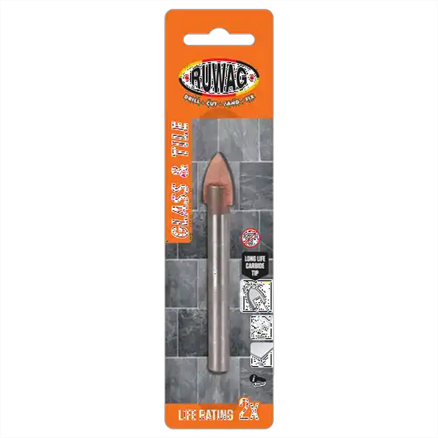 Image of Ruwag Glass and Tile Drill Bit 6mm