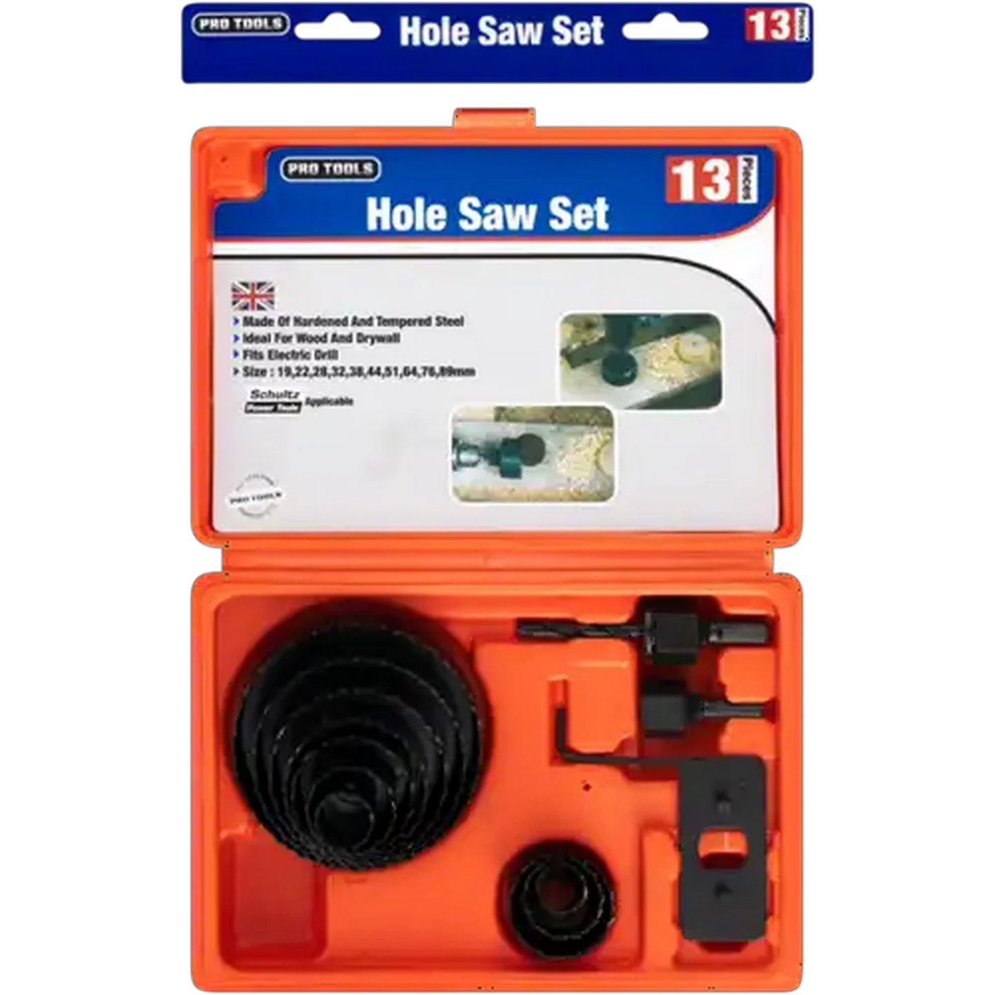 Image of Pro Tools Hole Saw Set 13 Pieces