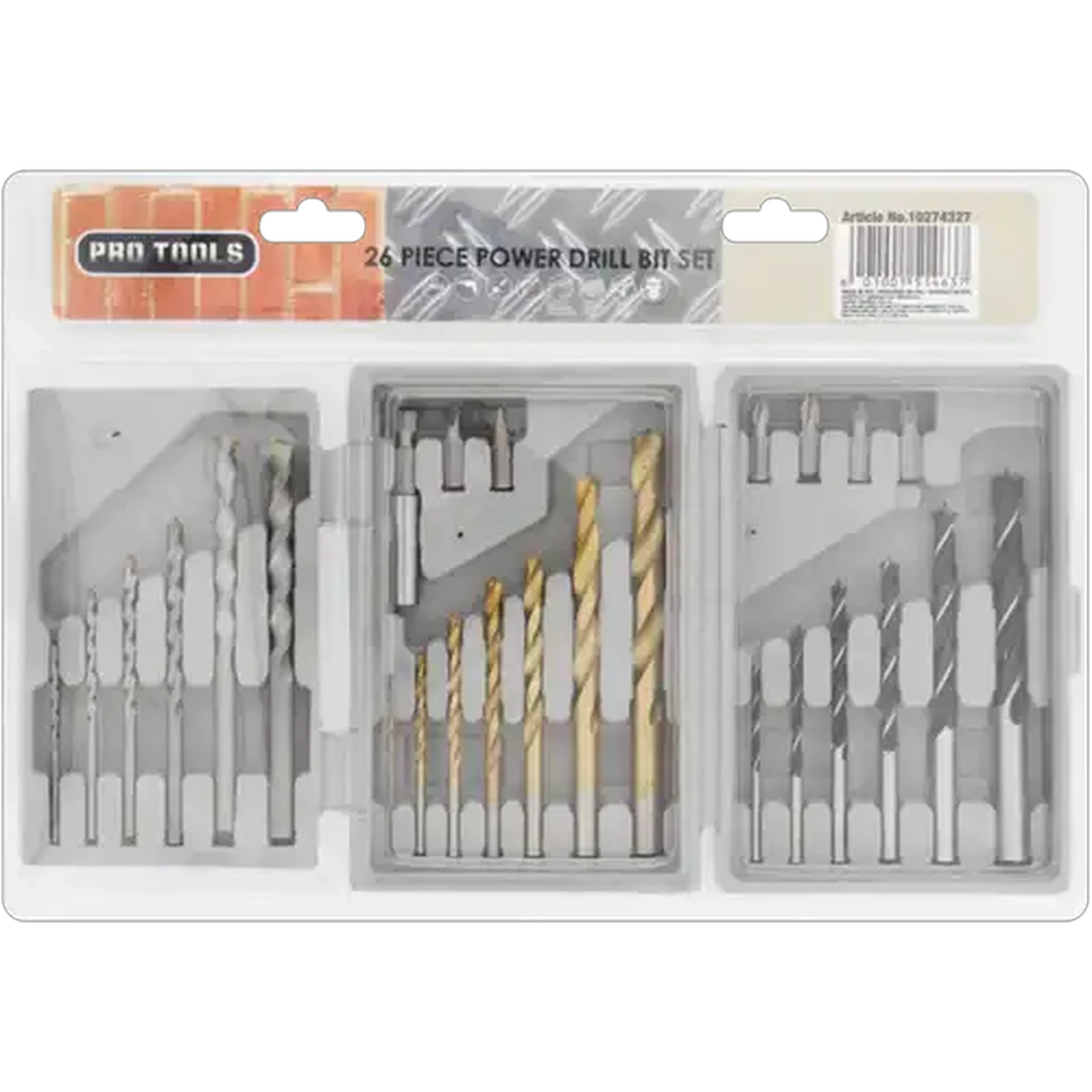 Image of Pro Tools Drill Bit Set 26 Piece