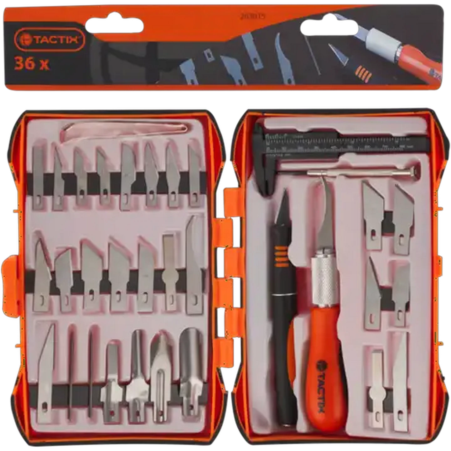 Image of Tactix Hobby Knife Set 36 Piece
