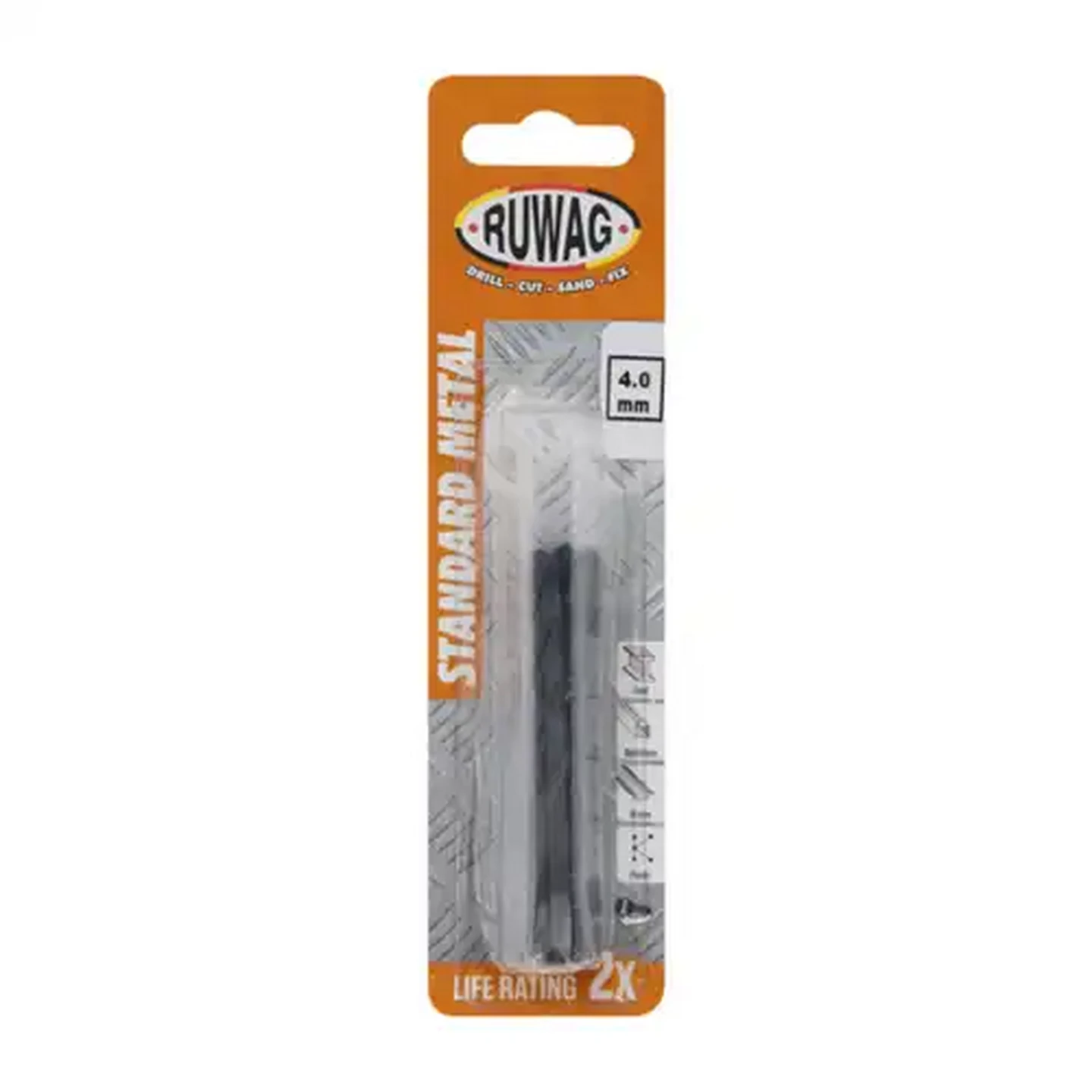Image of Ruwag Standard Metal Drill Bit Set 4mm 5-Pack