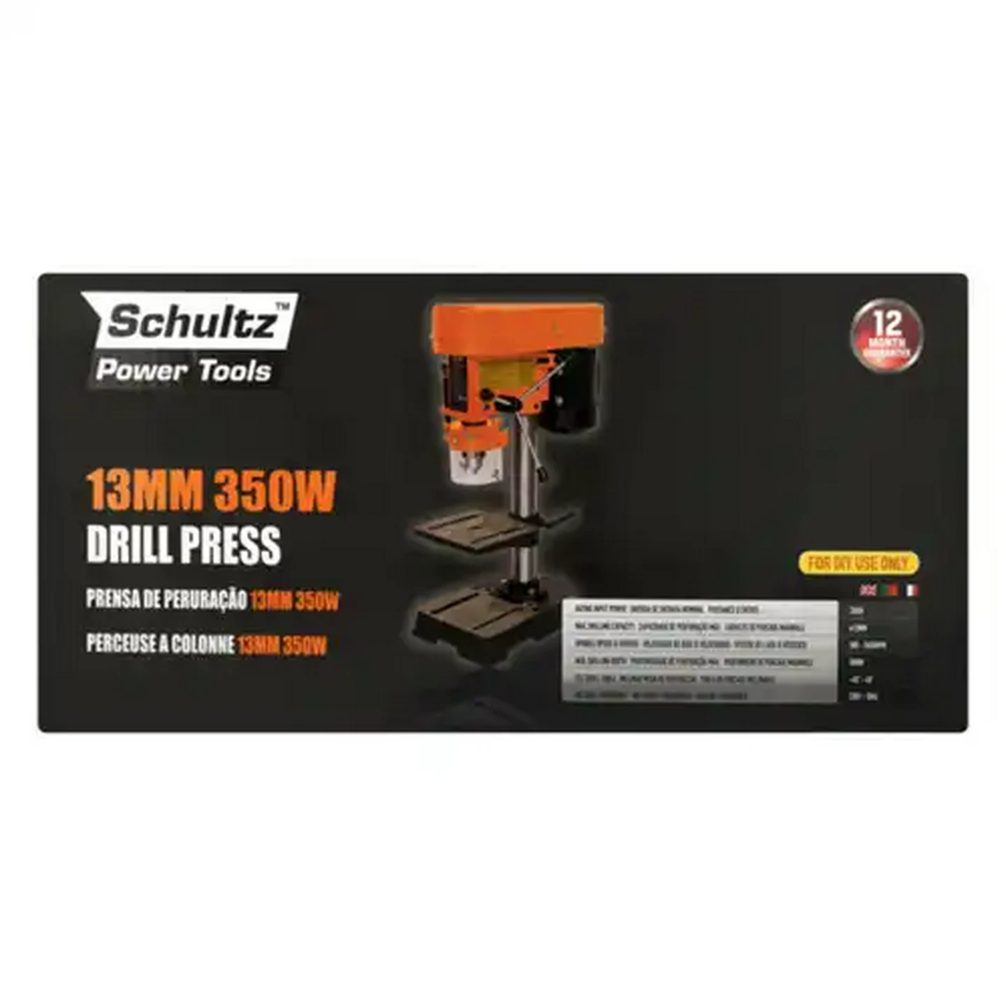Image of Schultz Orange Drill Press 13mm