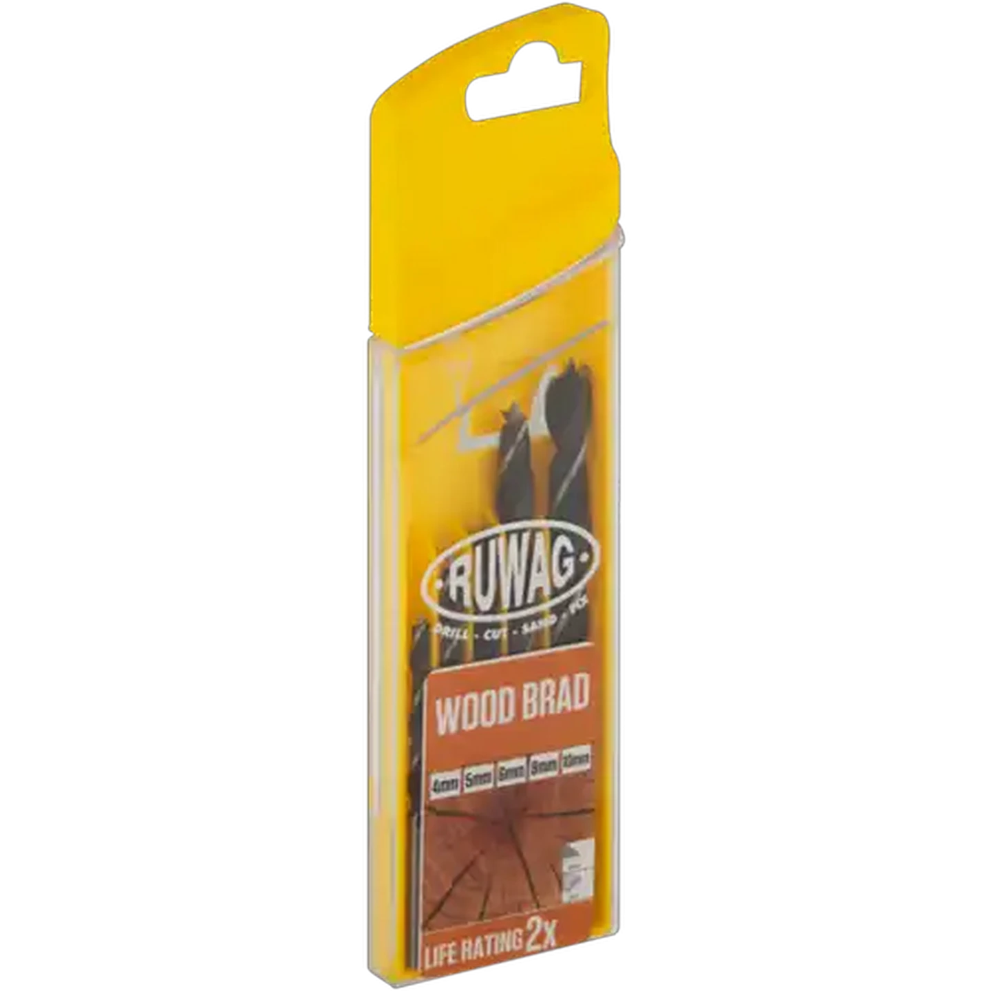 Image of Ruwag Wood Brad Drill Bit Set 5 Piece