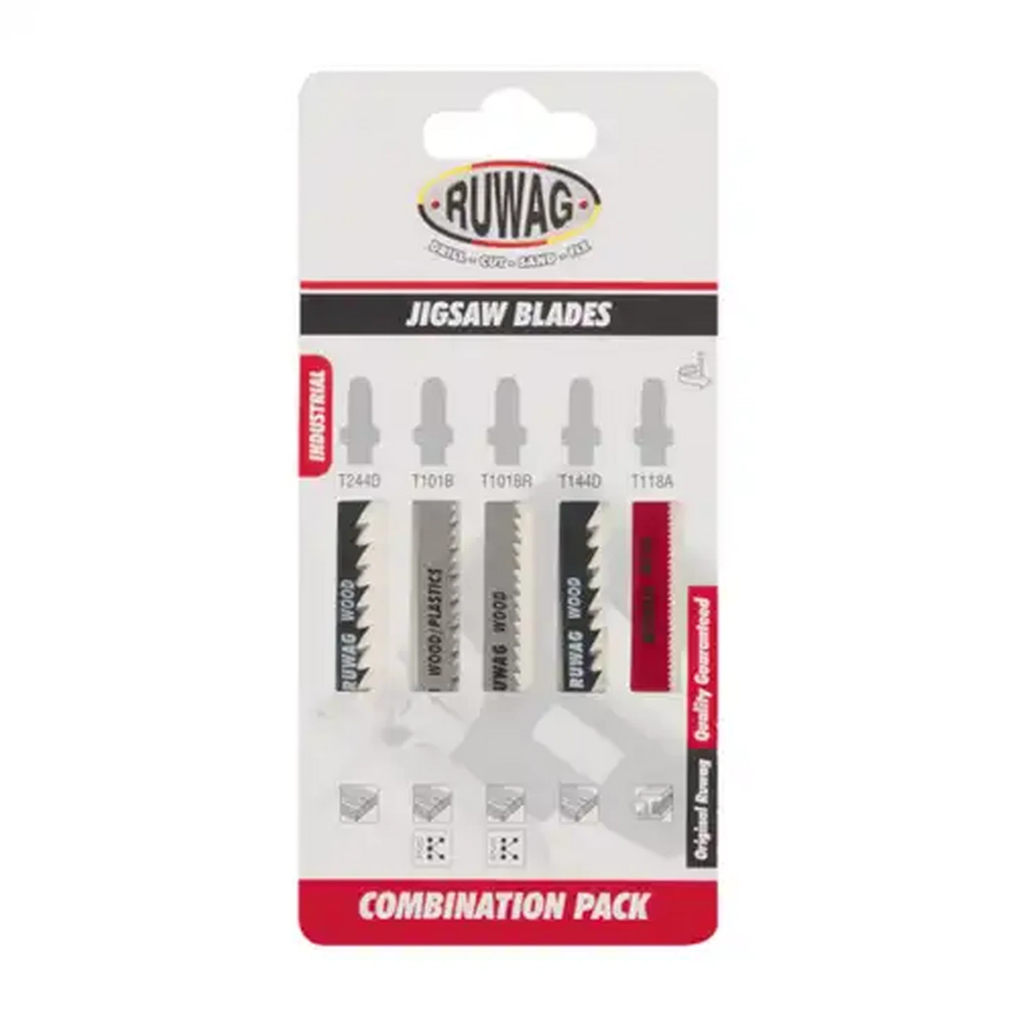 Image of Ruwag T-Shank Jigsaw Blade Combo Set 5 Piece
