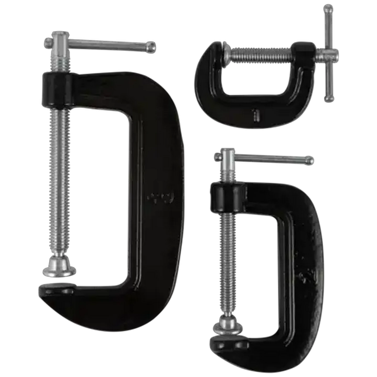 Image of Pro Tools Metal G Clamp Set 3 Piece