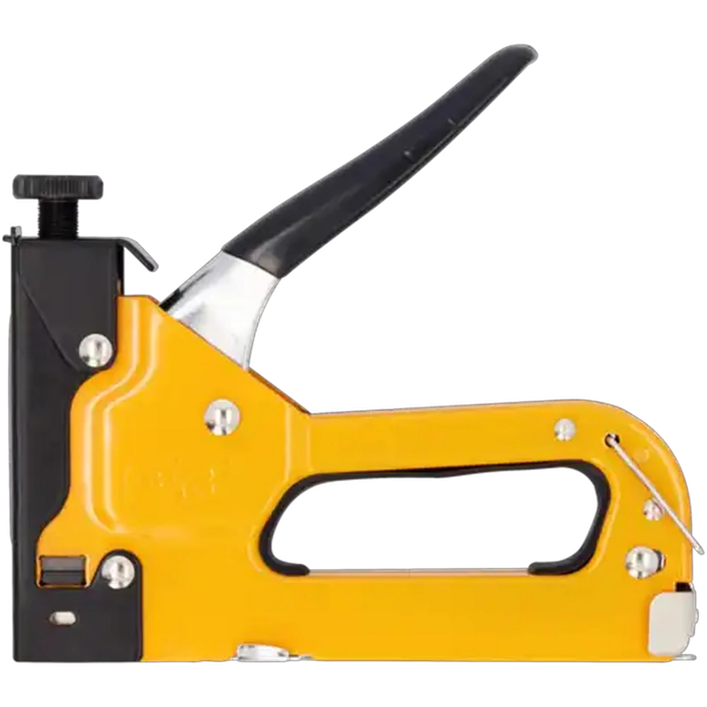 Image of Pro Tools Yellow Heavy Duty Staple Gun 600 Piece