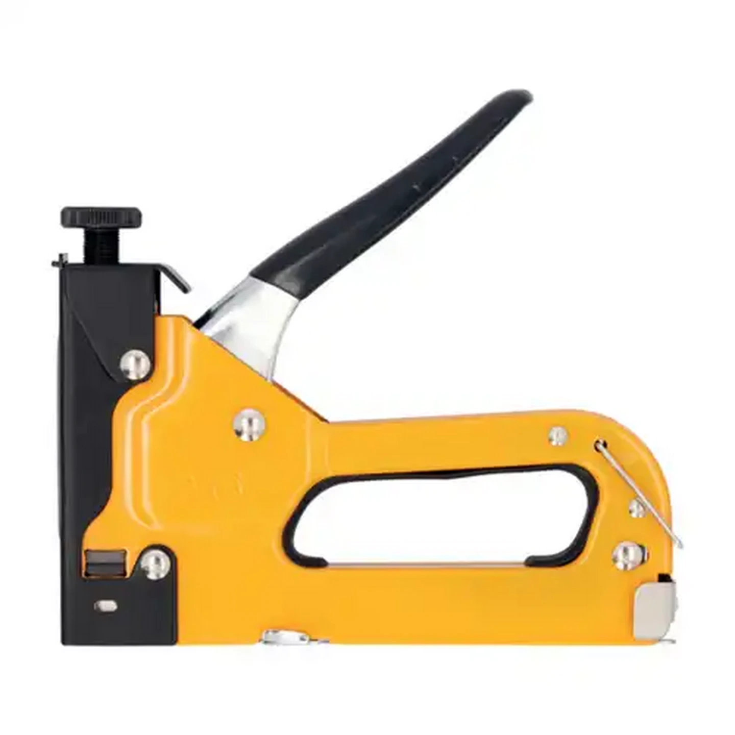 Image of Pro Tools Yellow Heavy Duty Staple Gun 600 Piece