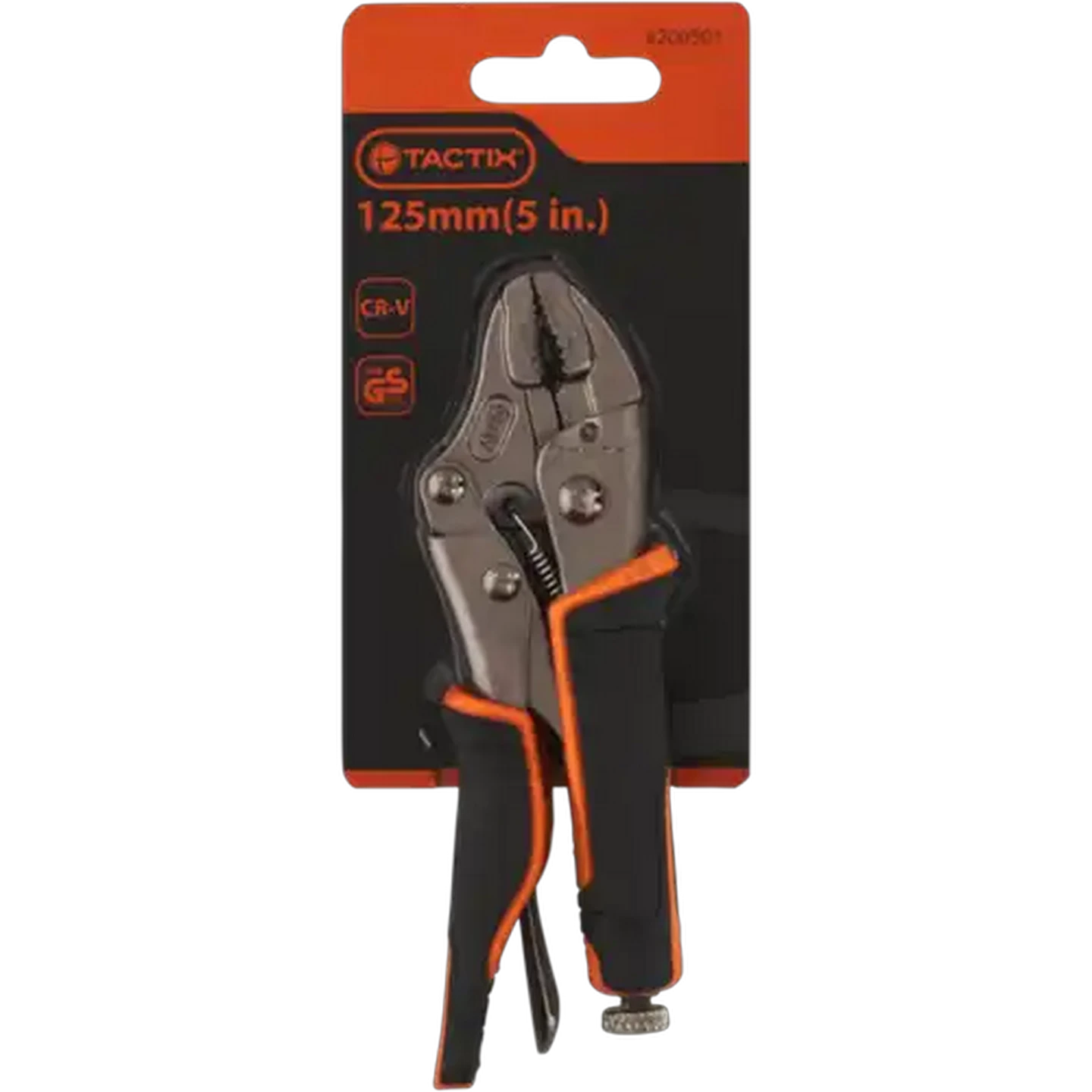 Image of Tactix Black Mini Locking Pliers 125mm