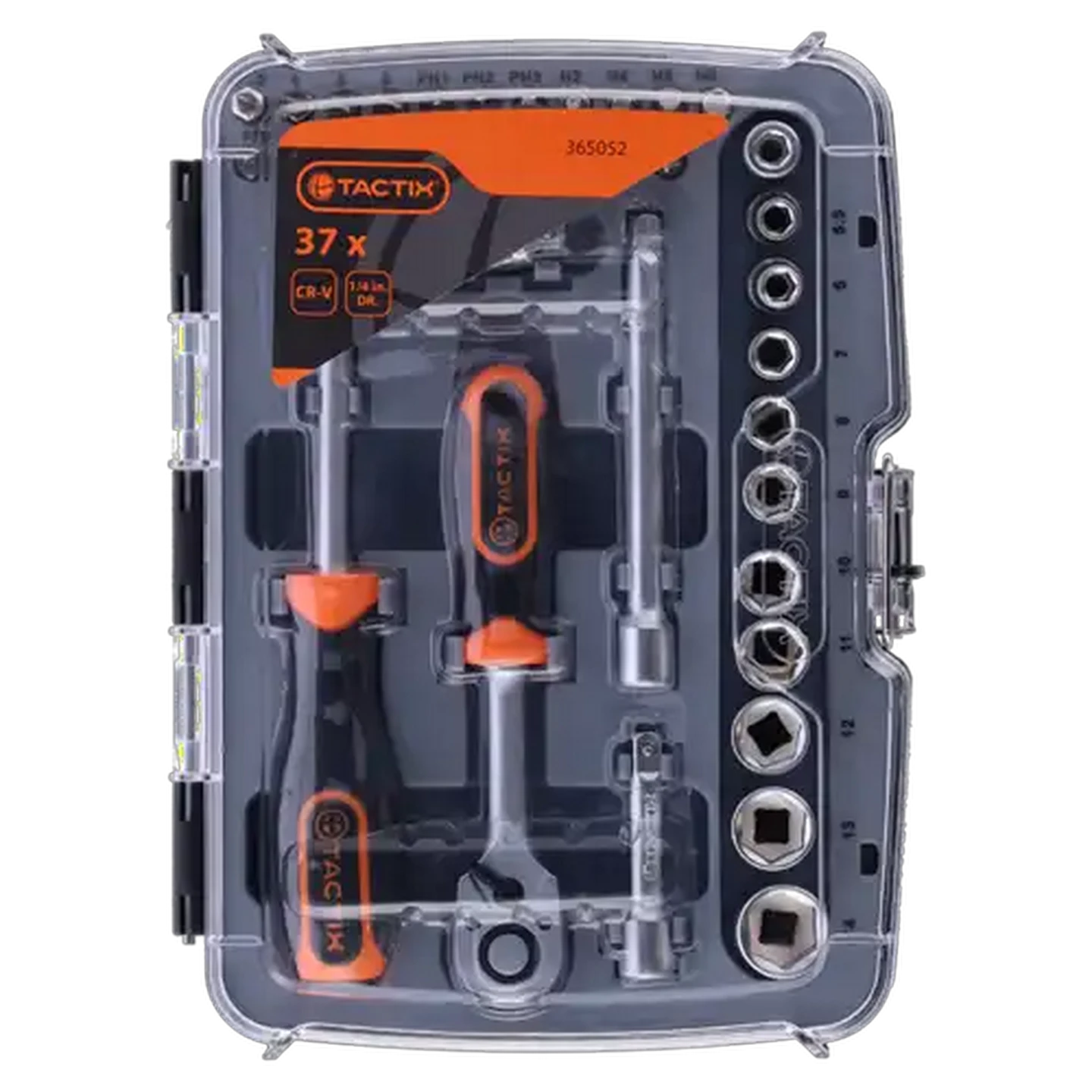 Image of Tactix Socket Set 37 Pieces