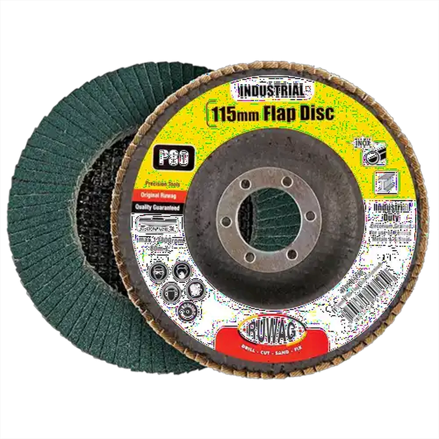Image of Ruwag 115mm Flap Disc Abrasive P60