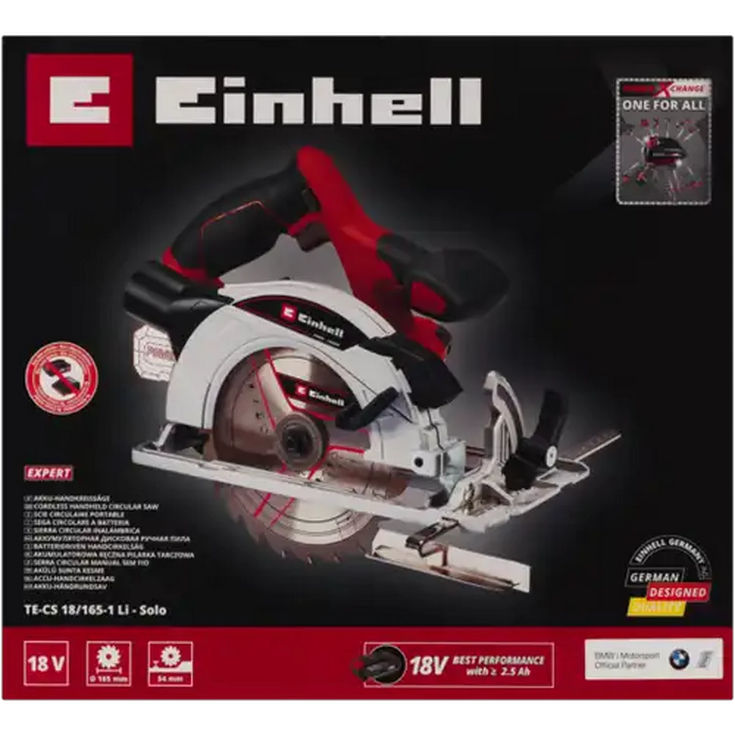 Image of Einhell TE-CS 18/165-1 Li-solo Cordless Circular Saw 18V