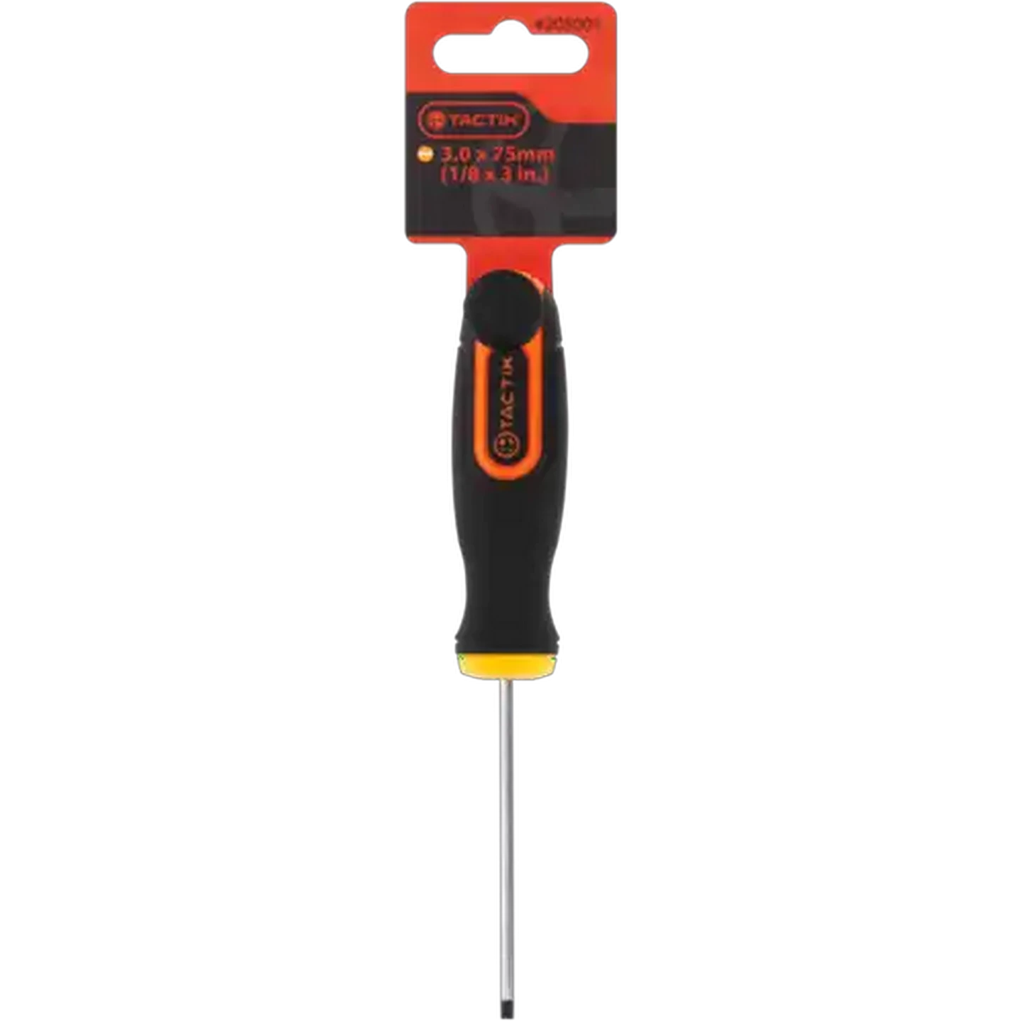 Image of Tactix Slotted Screwdriver 3mm x 75mm