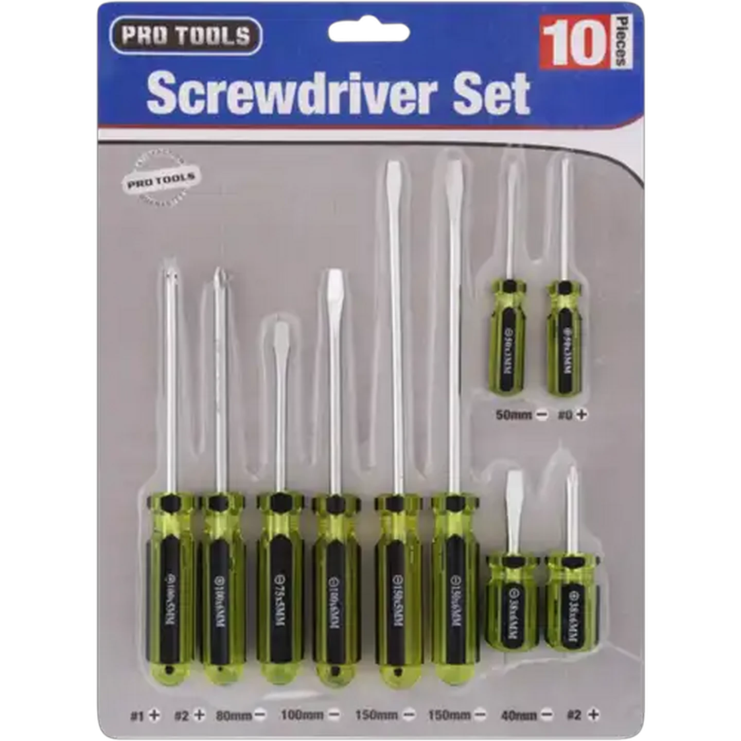 Image of Pro Tools Screwdriver Set 10 Piece
