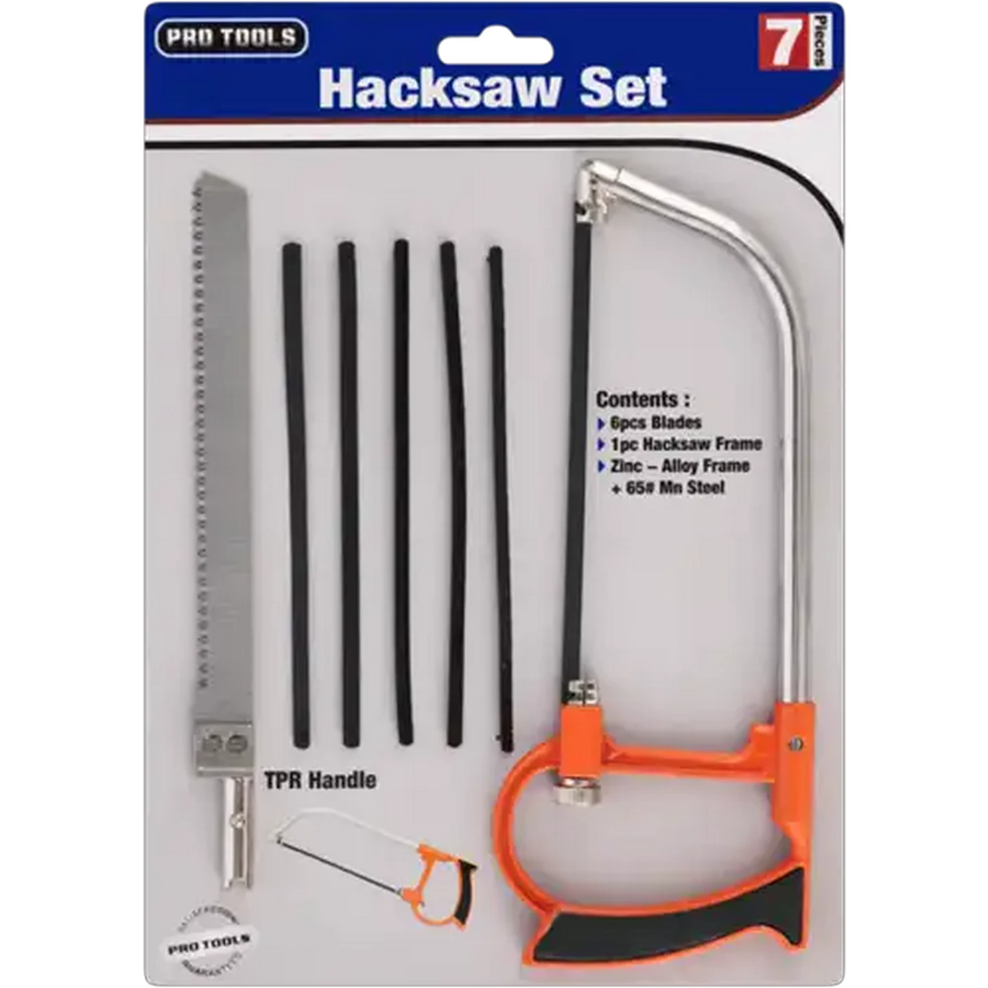 Image of Pro Tools Mini Hacksaw Set 7 Piece