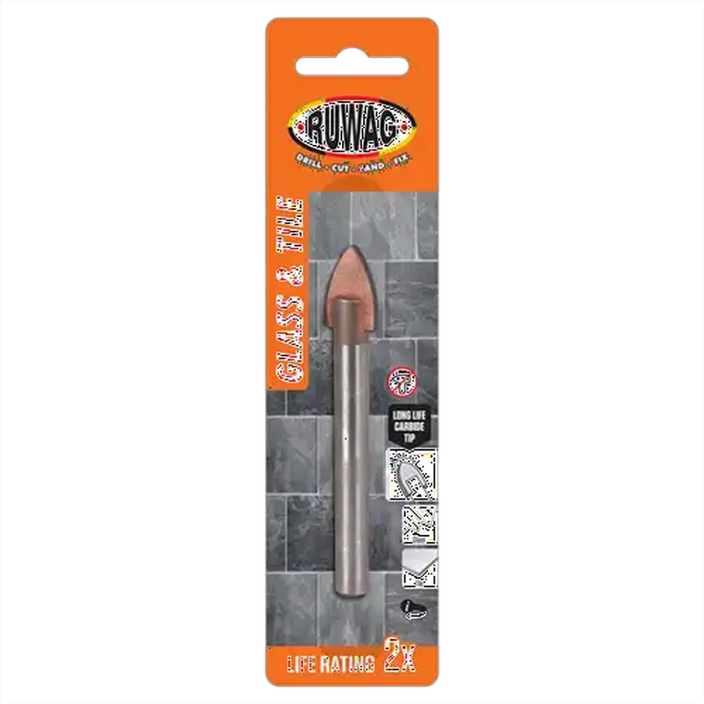 Image of Ruwag Glass & Tile Drill Bit 10mm