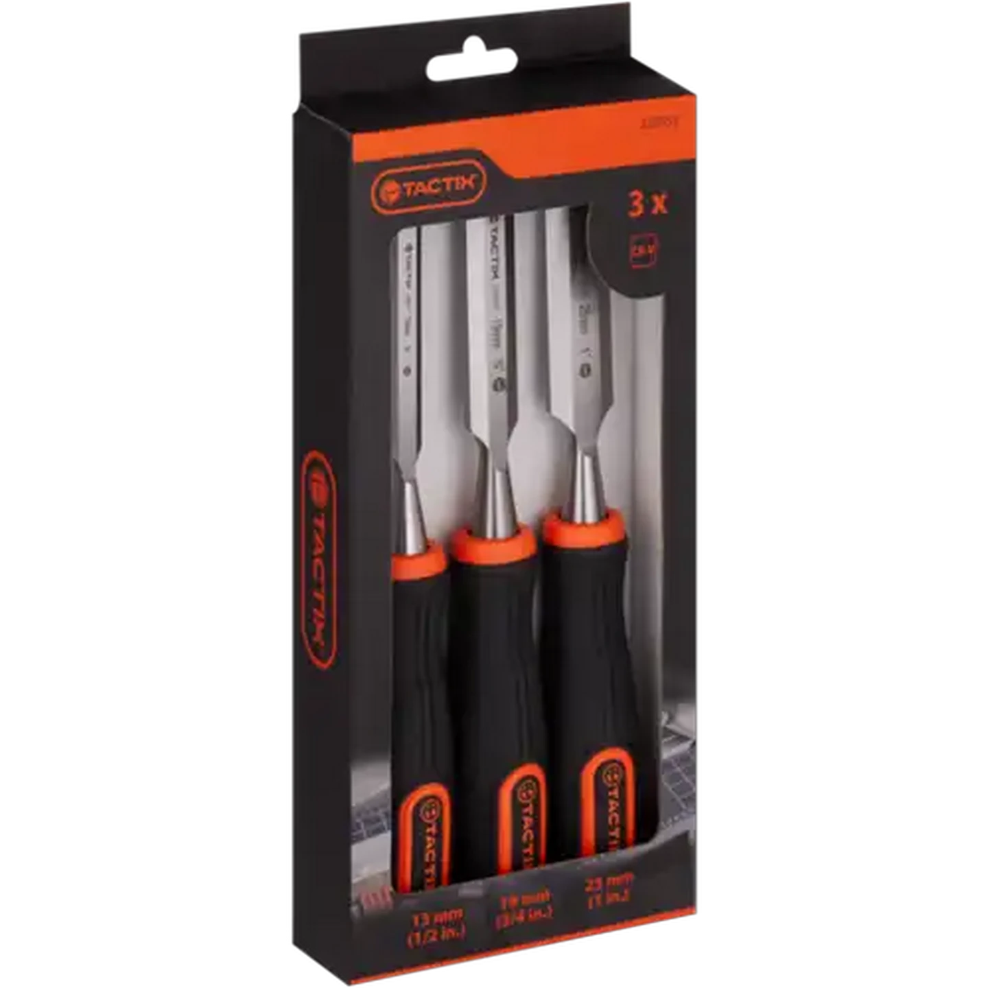 Image of Tactix Wood Chisel Set 3 Pieces