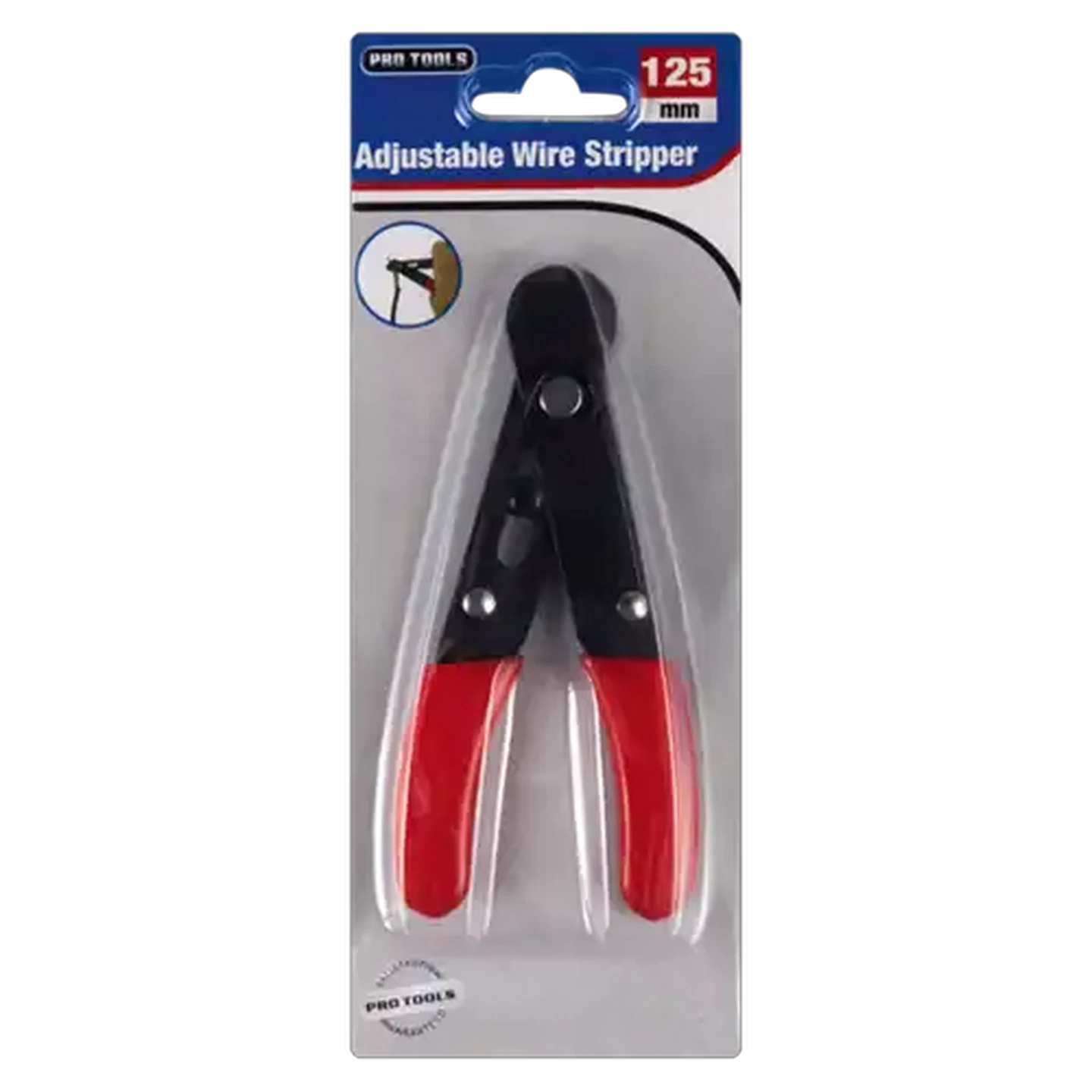 Image of Pro Tools Adjustable Wire Stripper Pliers 125mm