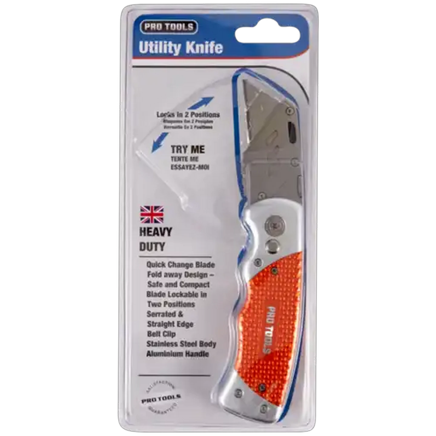Image of Pro Tools Folding Utility Knife