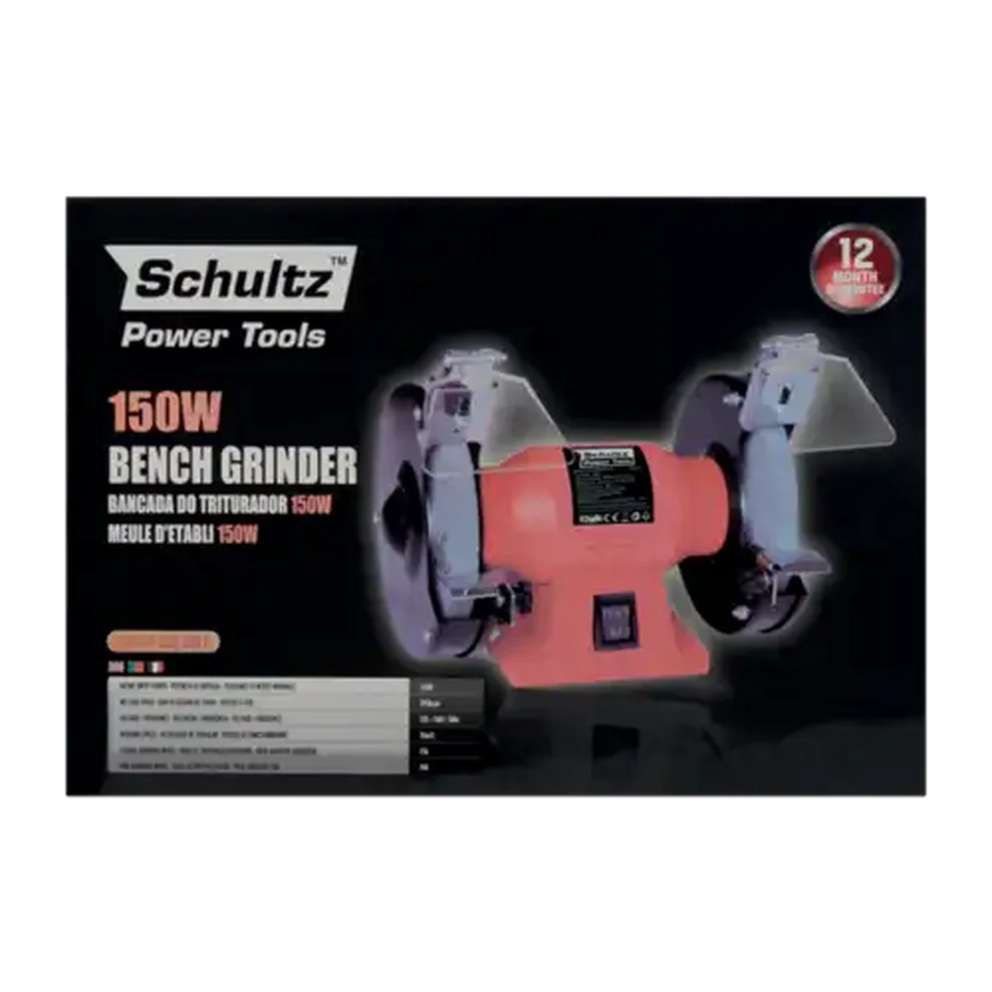 Image of Schultz Bench Grinder 150W