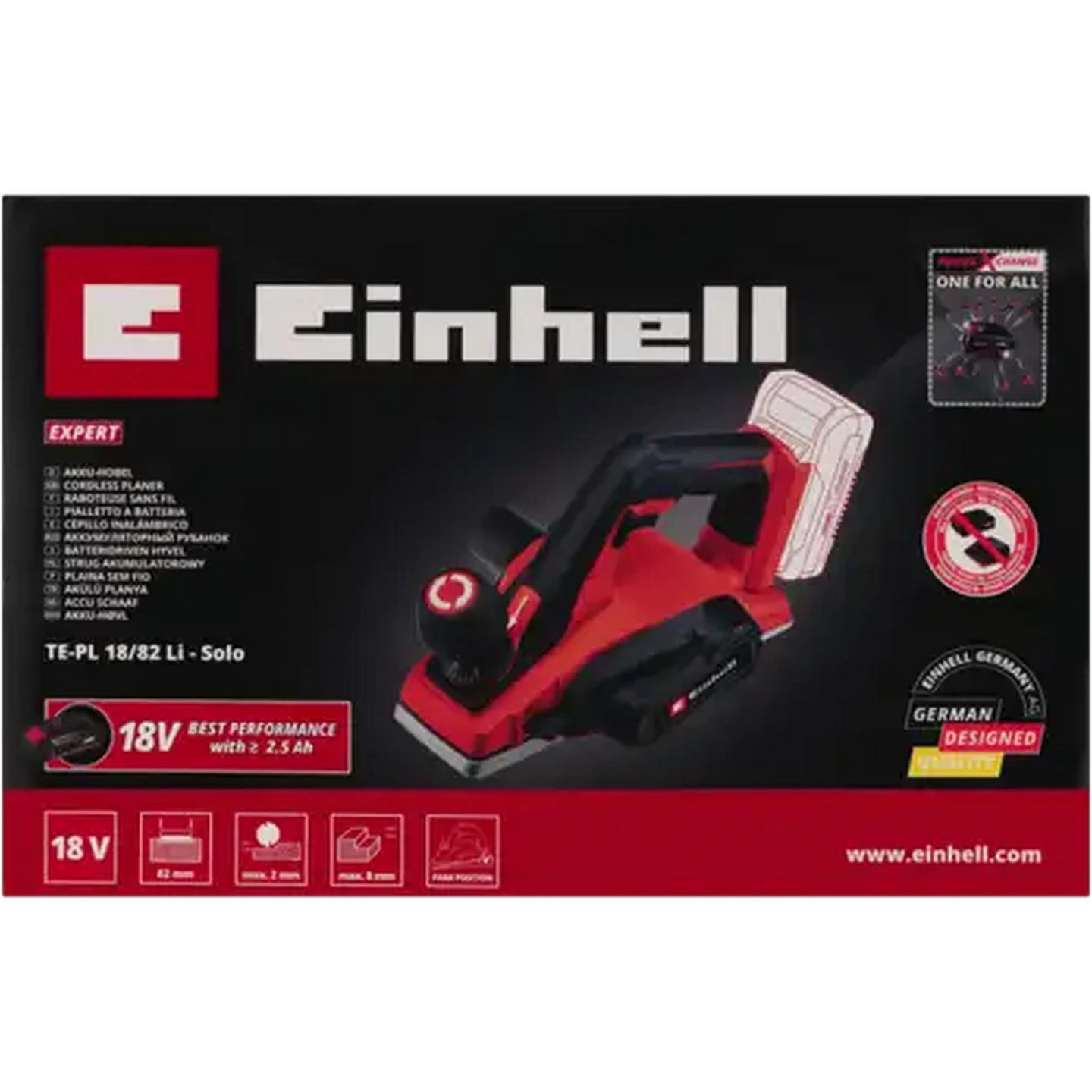Image of Einhell Cordless Planer 18V