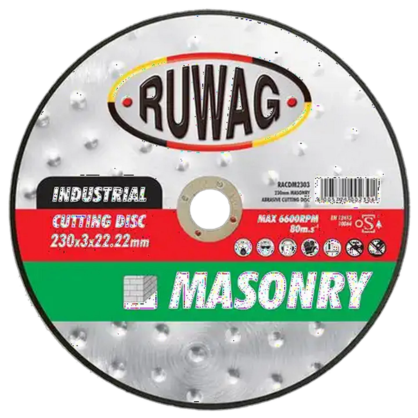 Image of Ruwag Masonry Cutting Disc Abrasive 230mm