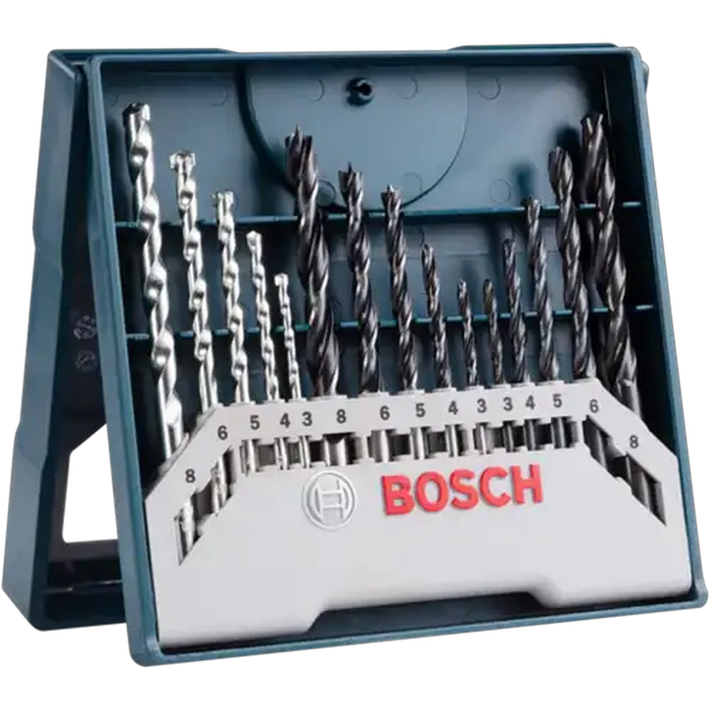 Image of Bosch DIY Metal Mixed Drill Bit Set 15 Piece