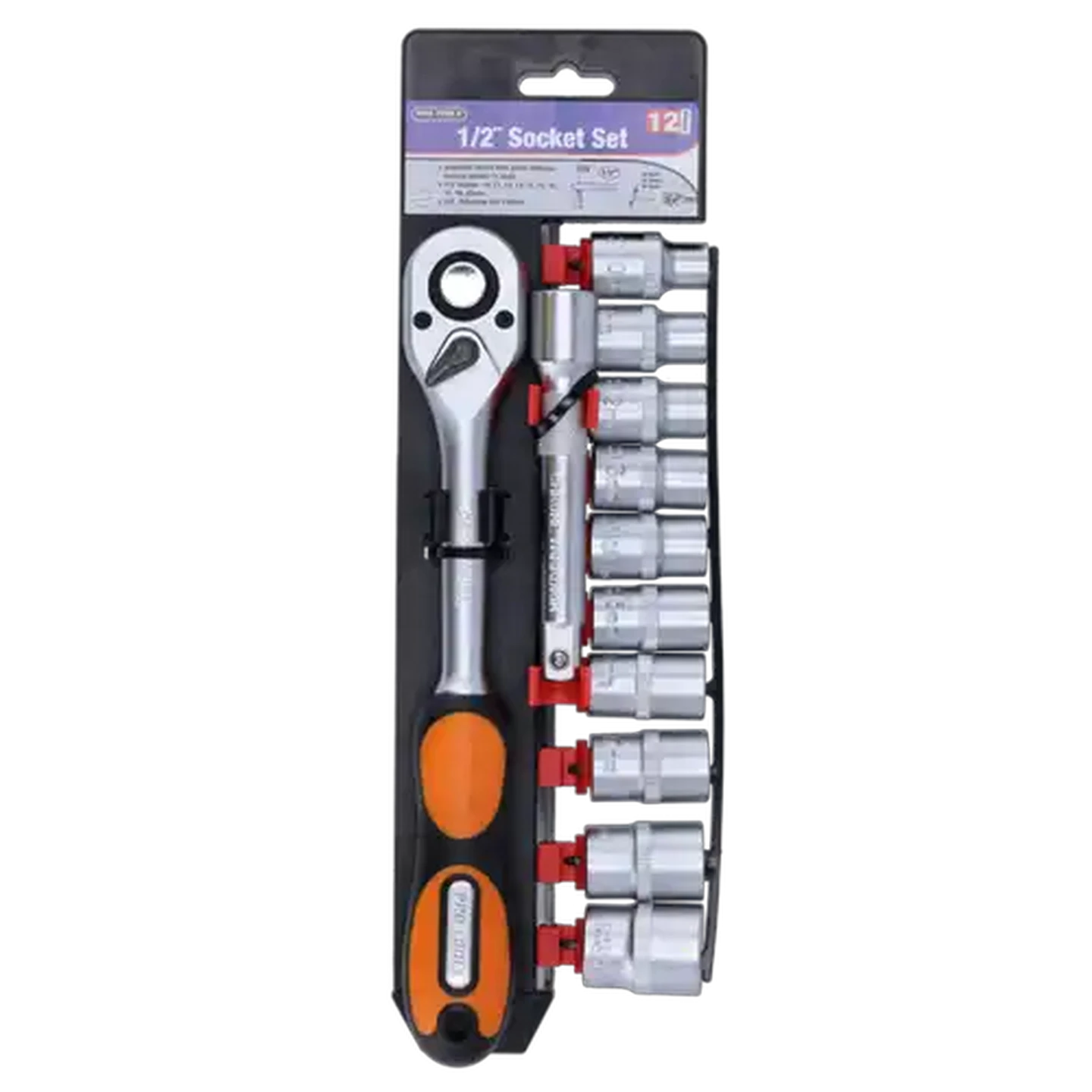 Image of Pro Tools Ratchet Socket Set 12 Piece