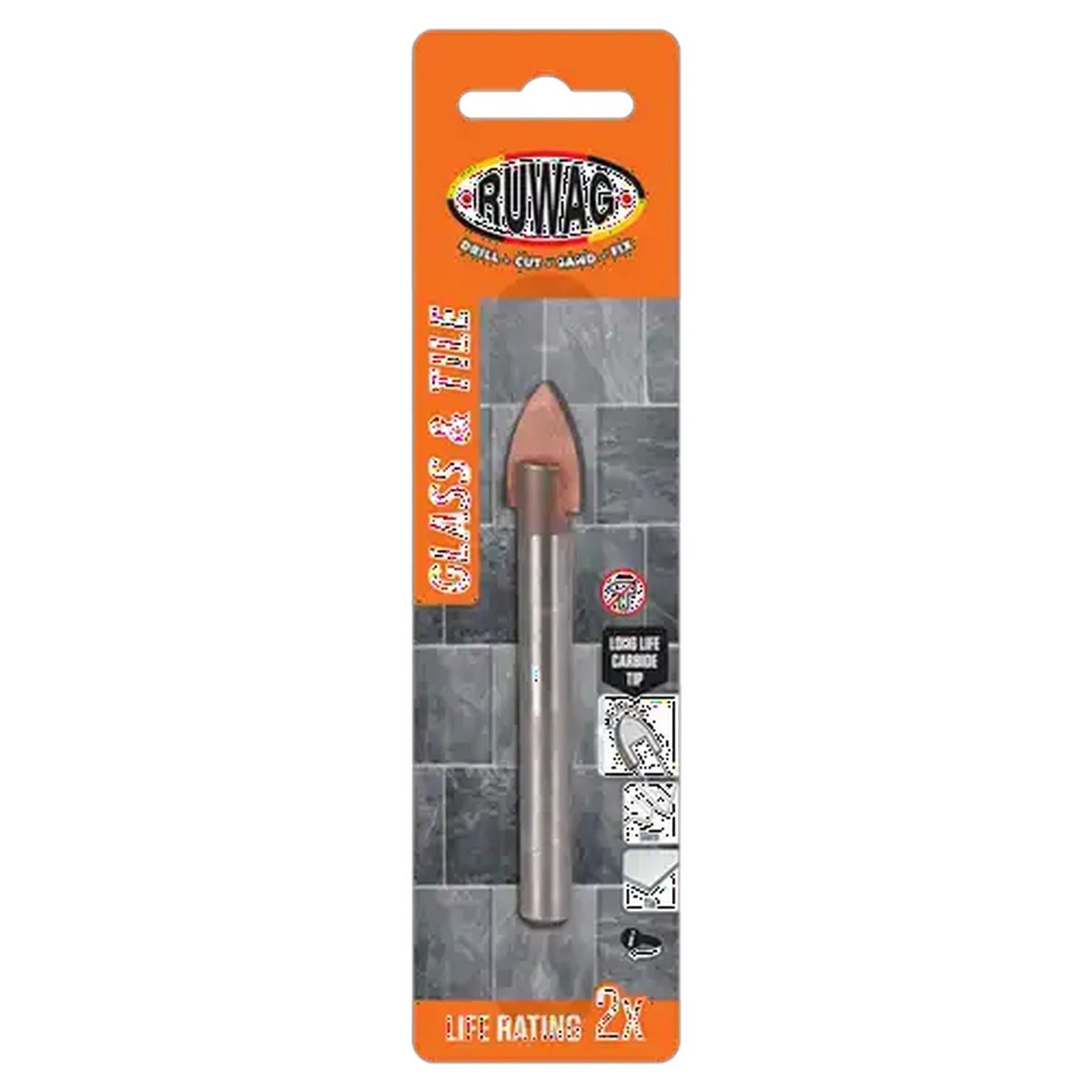 Image of Ruwag Glass and Tile Drill Bit 8mm