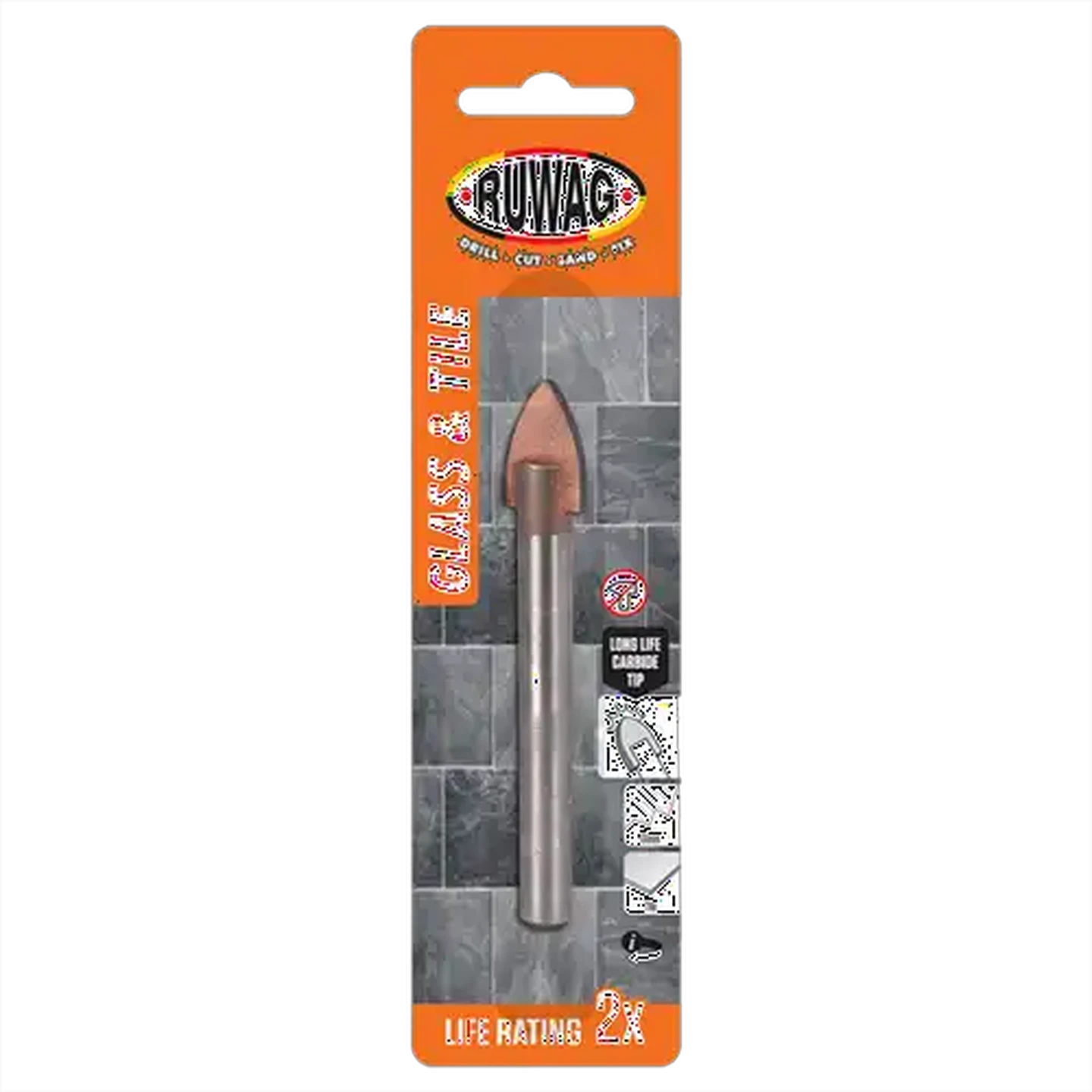 Image of Ruwag Glass & Tile Drill Bit 3mm