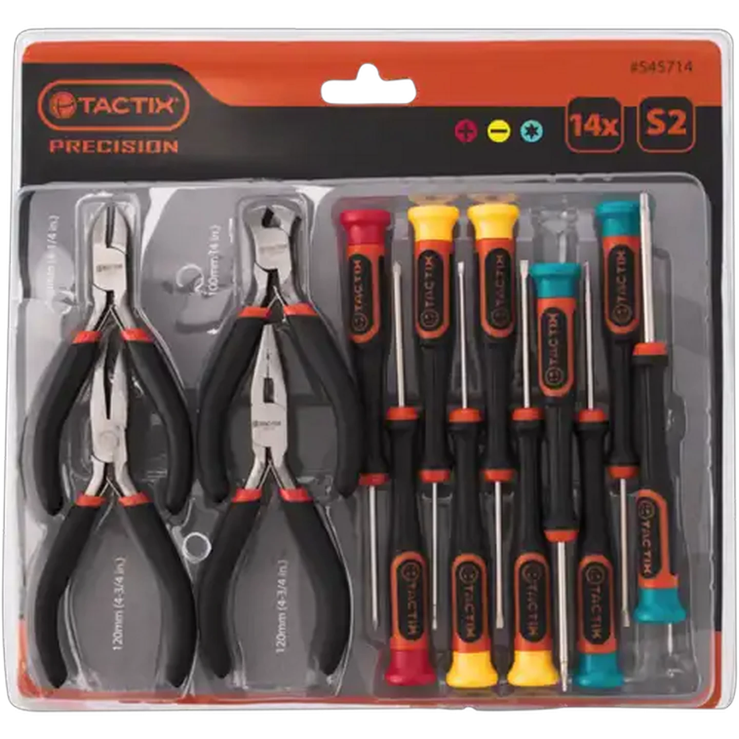 Image of Tactix Precision Tool Set 14 Piece