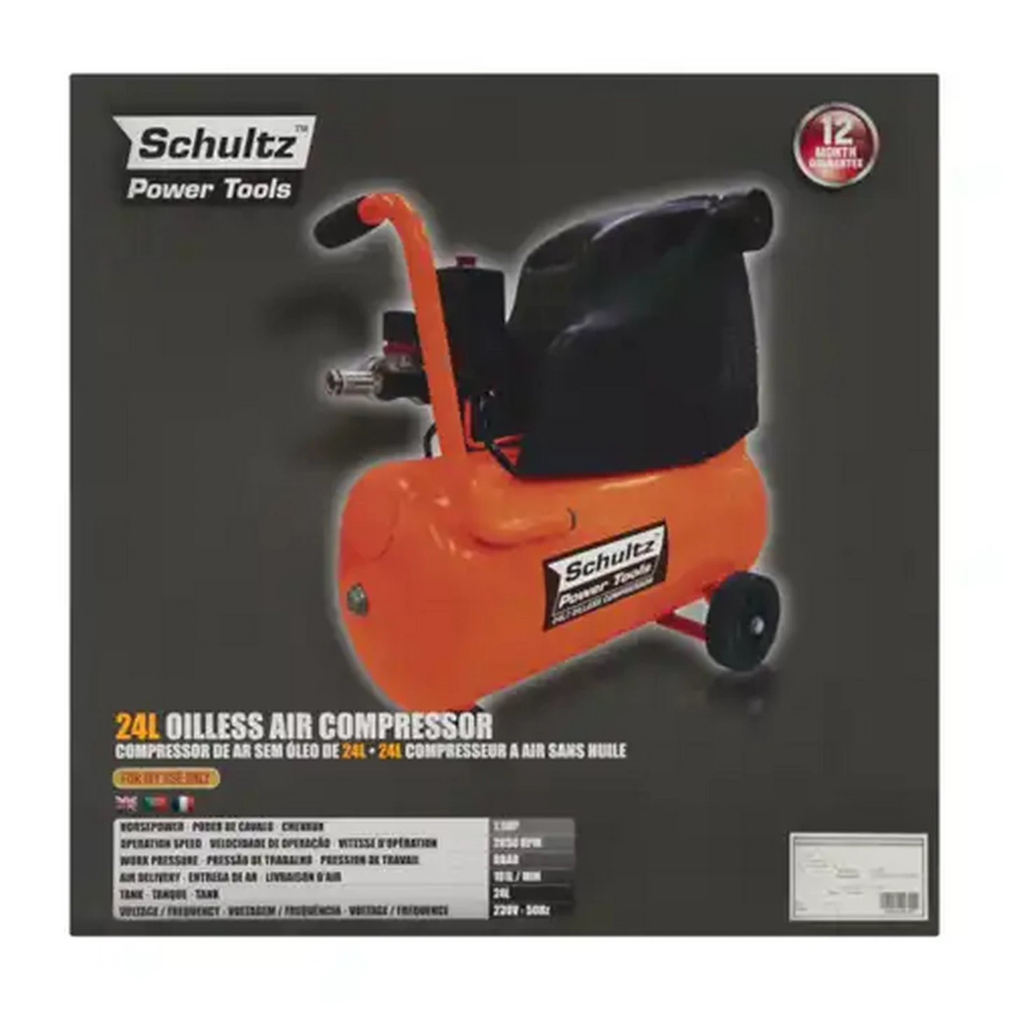 Image of Schultz Oilless Air Compressor 24L