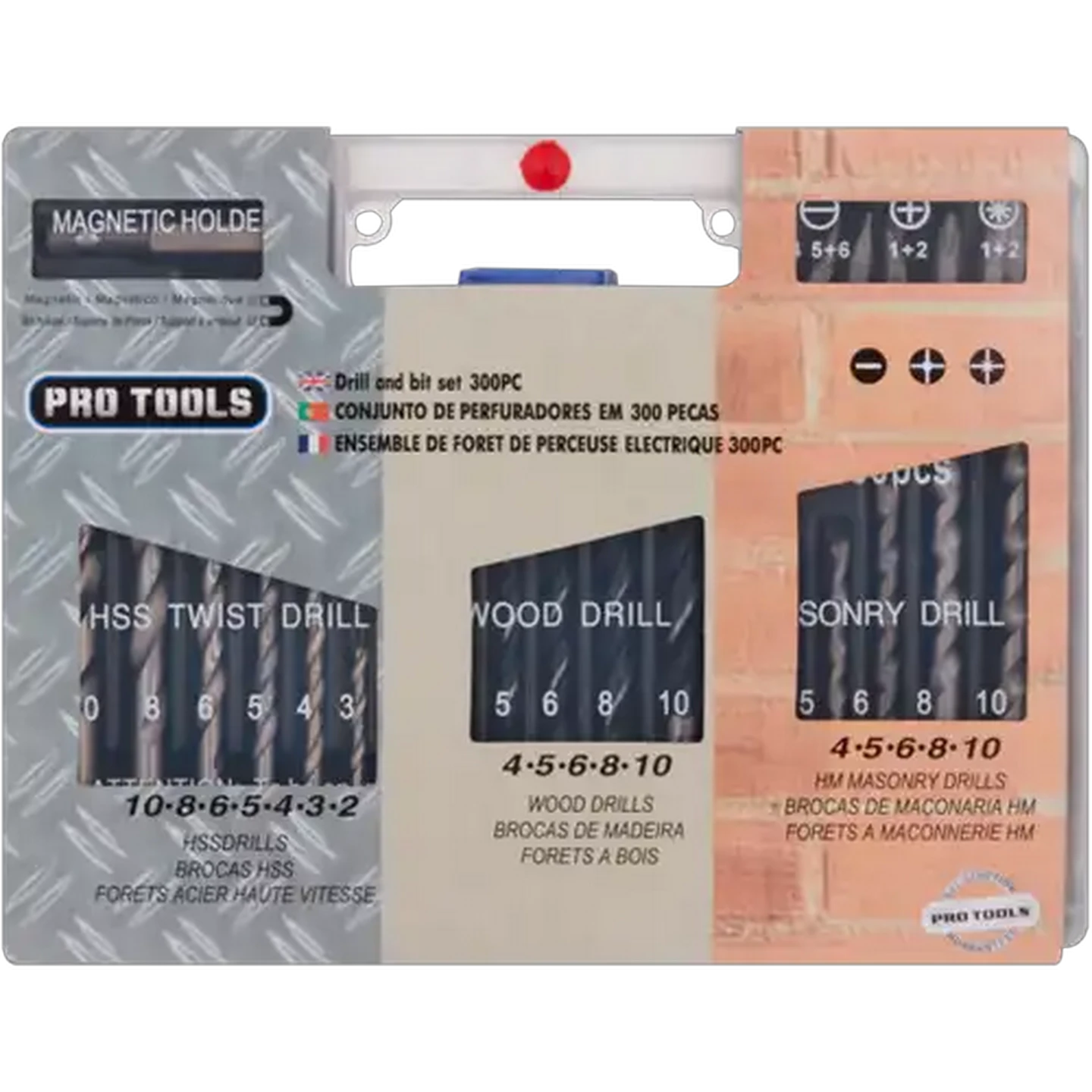 Image of Pro Tools Drill Bit Combo Set 300 Pieces