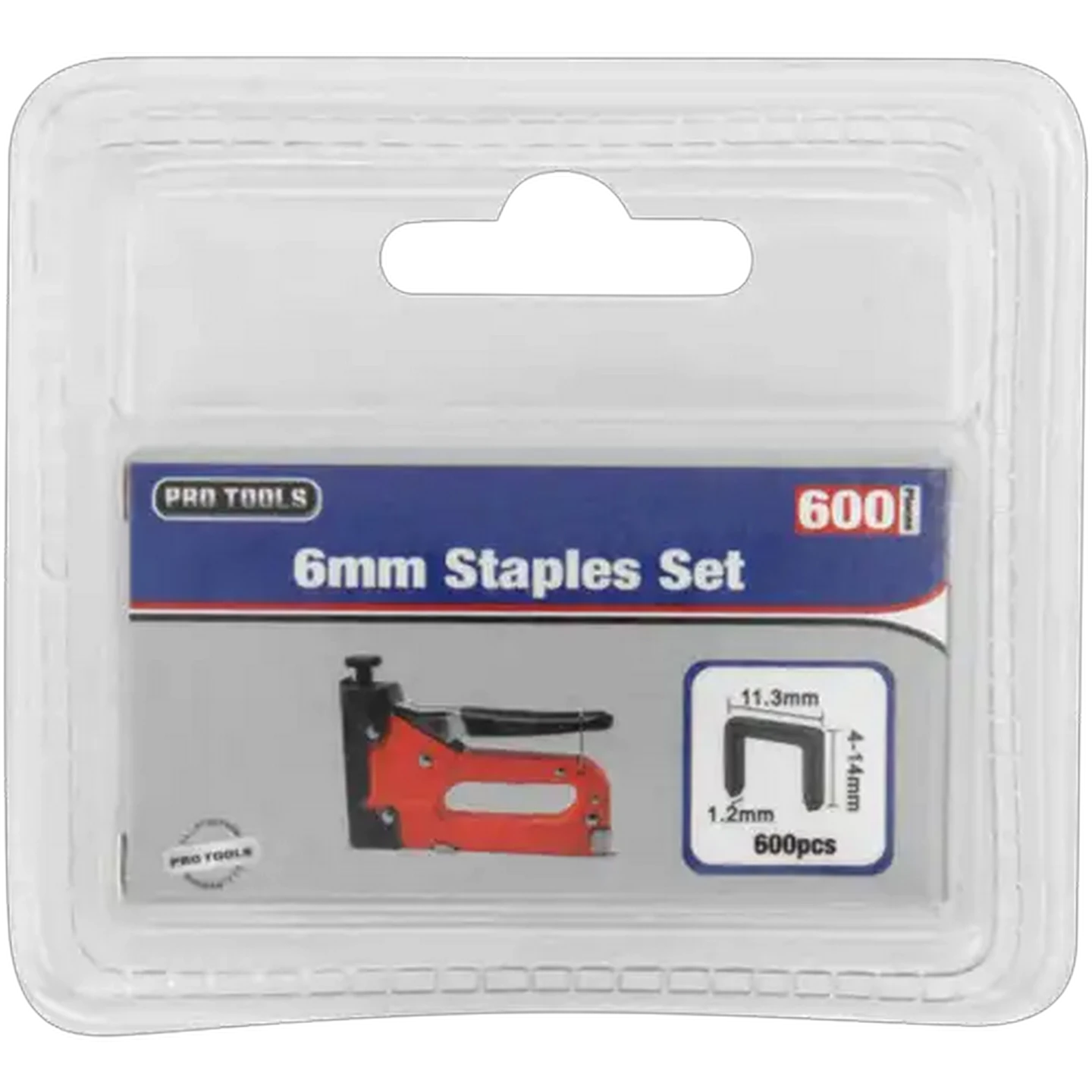 Image of Pro Tools 6mm Staples Set 600 Piece