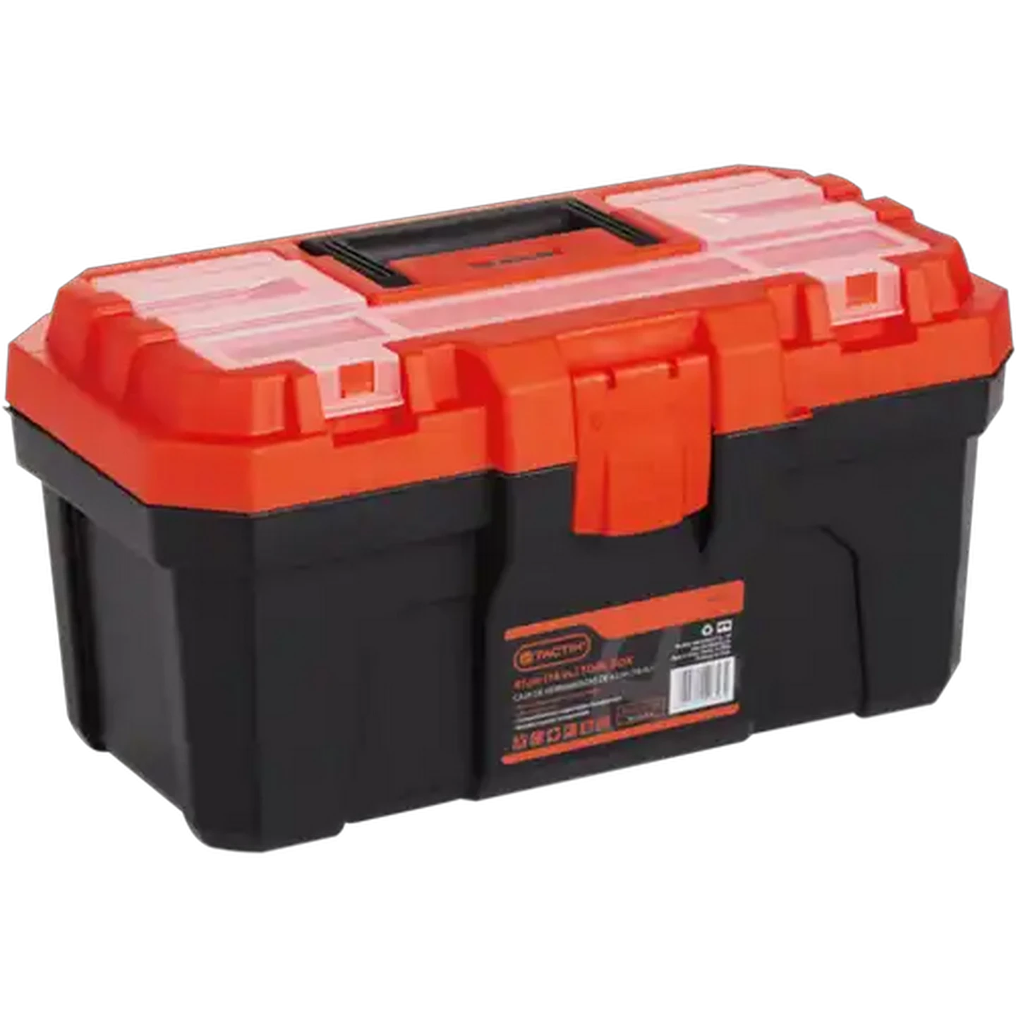 Image of Tactix Black Toolbox 41cm