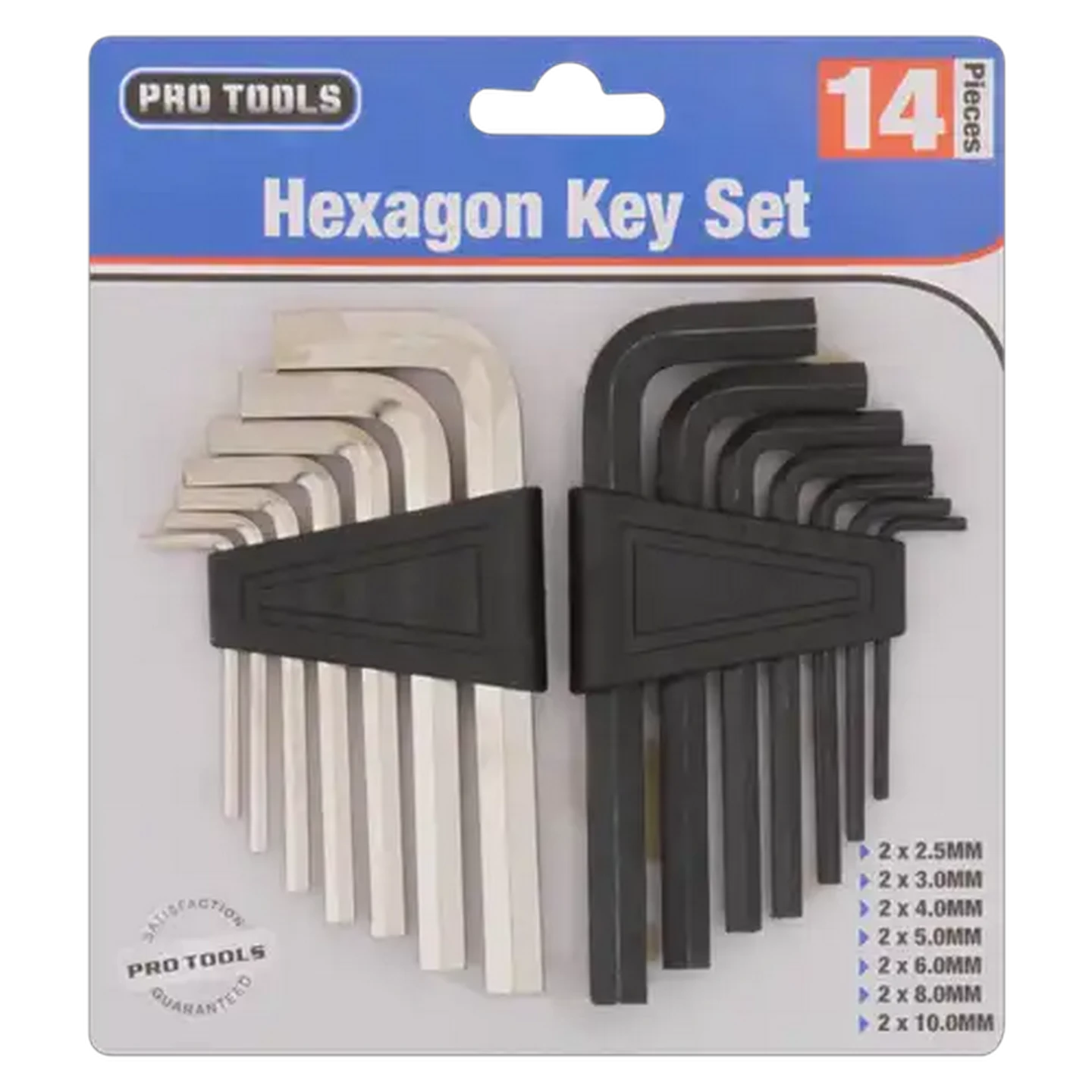 Image of Pro Tools Hex Key Set 14 Piece