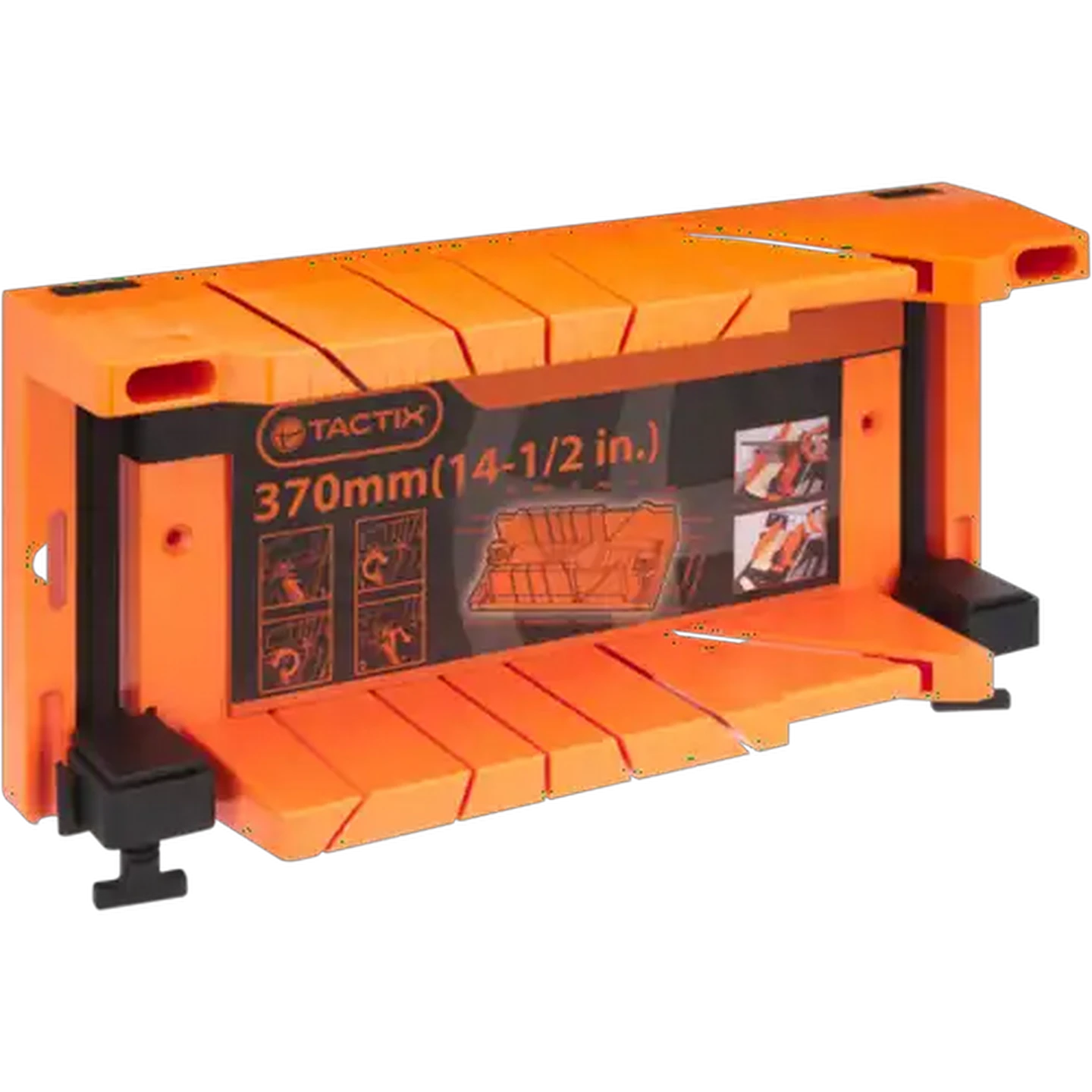 Image of Tactix Orange Quick Action Miter Box 370mm