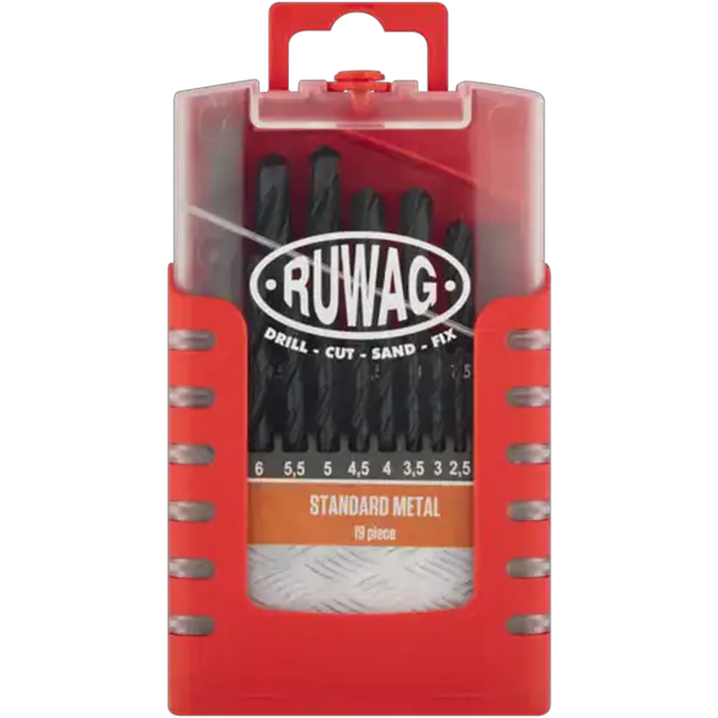 Image of Ruwag Standard Metal Drill Bit Set 19 Piece