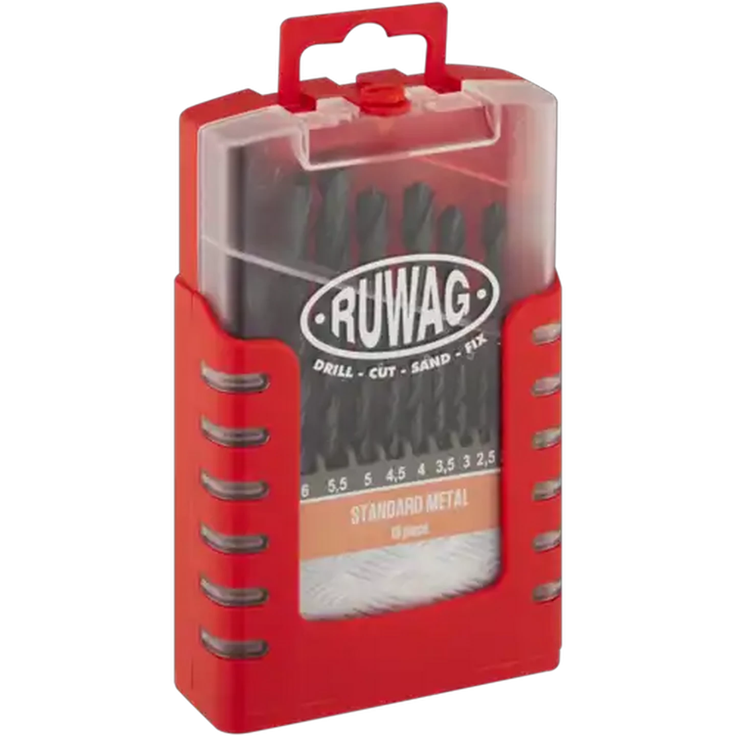 Image of Ruwag Standard Metal Drill Bit Set 19 Piece