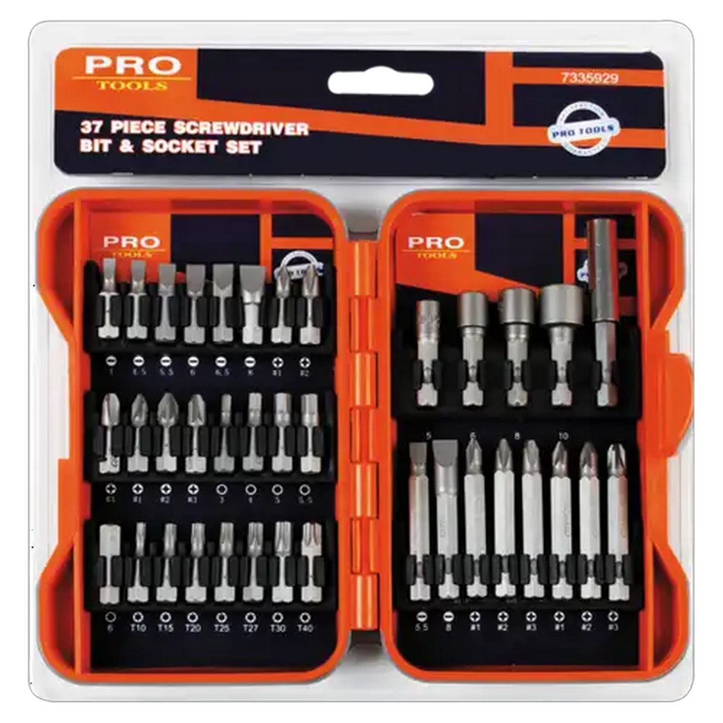 Image of Pro Tools S Bit & Socket Tools Set 37 Piece