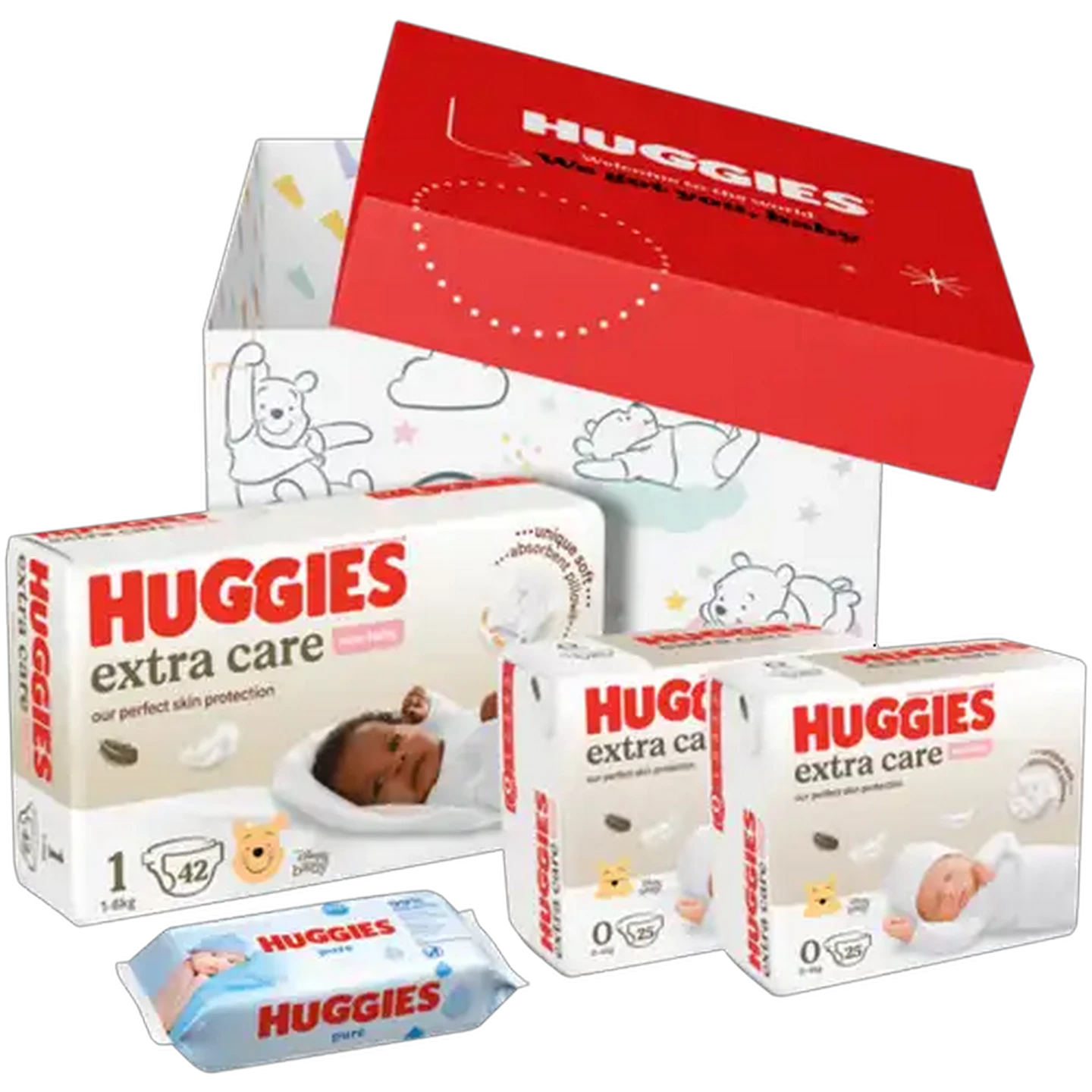 Image of Huggies Extra Care Gift Box