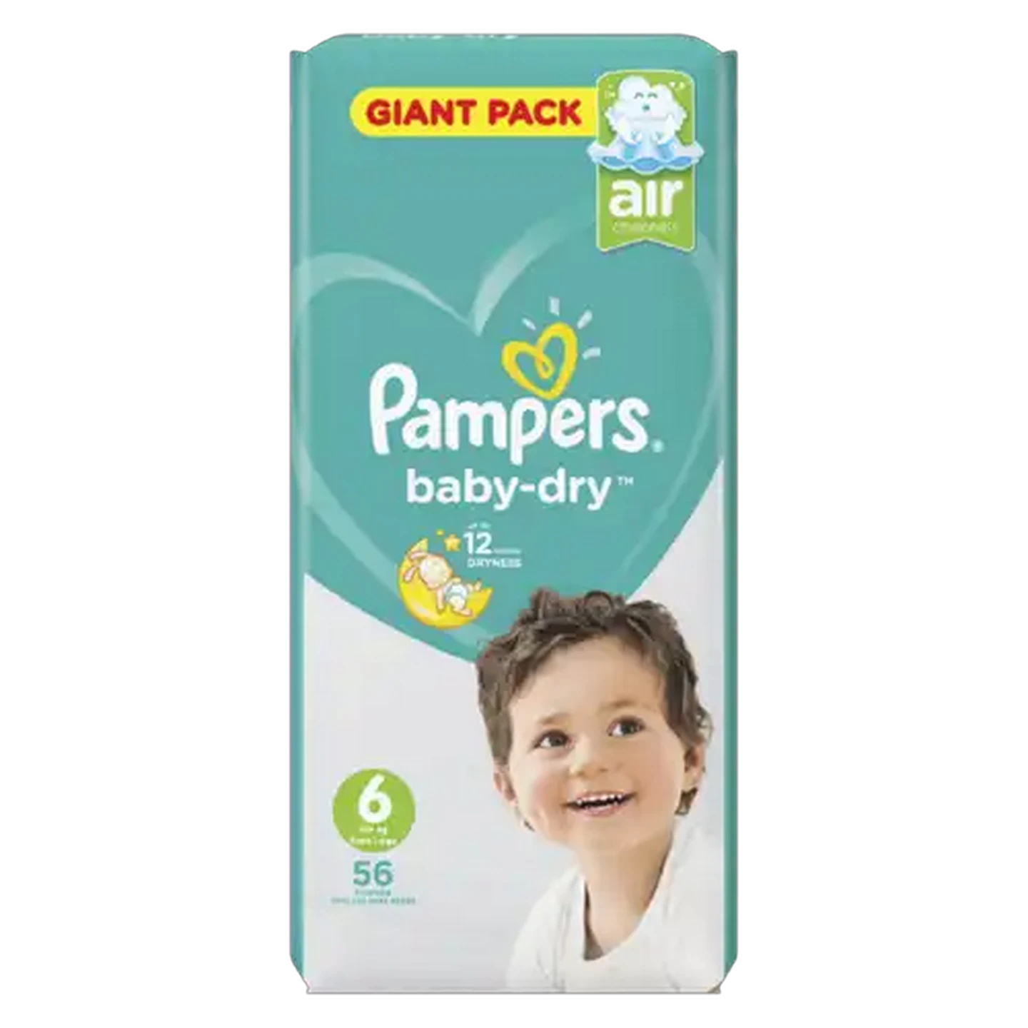 Image of Pampers Extra Large Size 6 13+kg Diapers 56 Pack