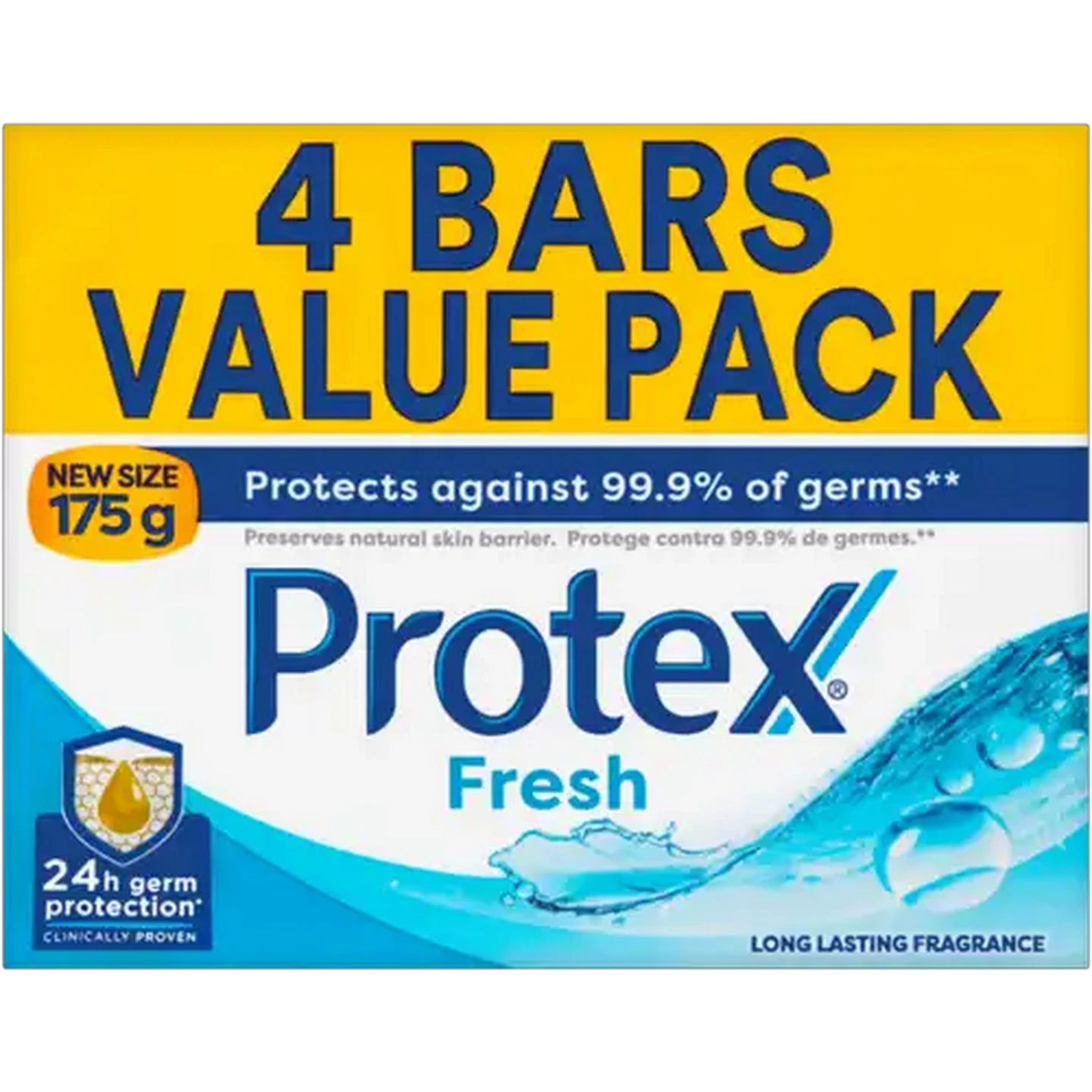 Image of Protex Fresh Bar Soap 4 x 175g