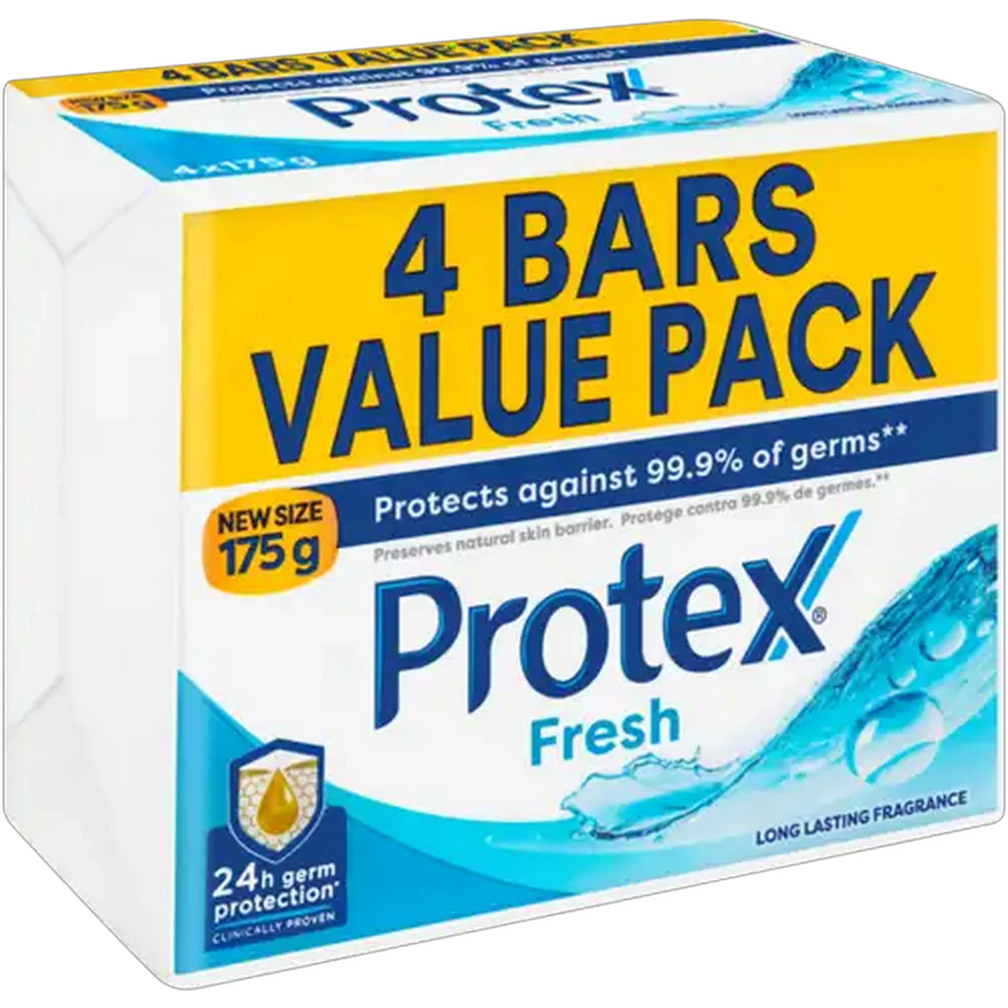 Image of Protex Fresh Bar Soap 4 x 175g