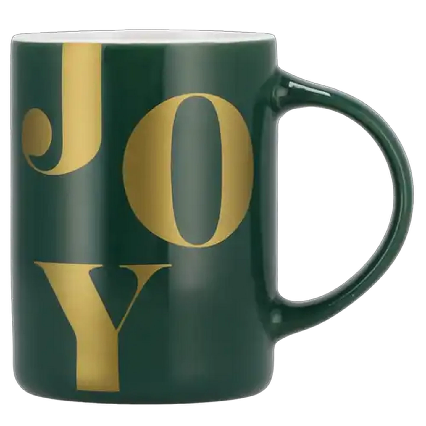 Image of Joy Green & Gold Celebration Mug 400ml