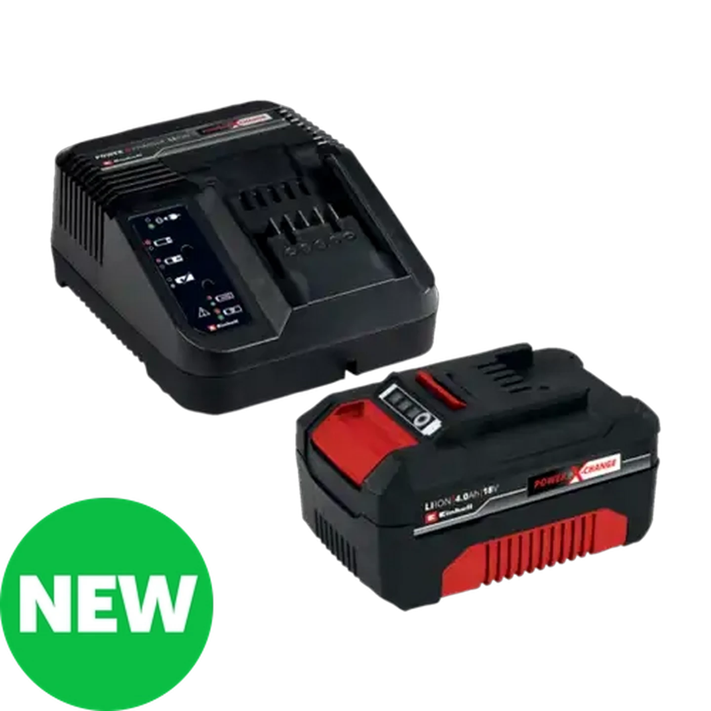 Image of Einhell Power X-Change Battery Starter Kit 4.0Ah 2 Piece