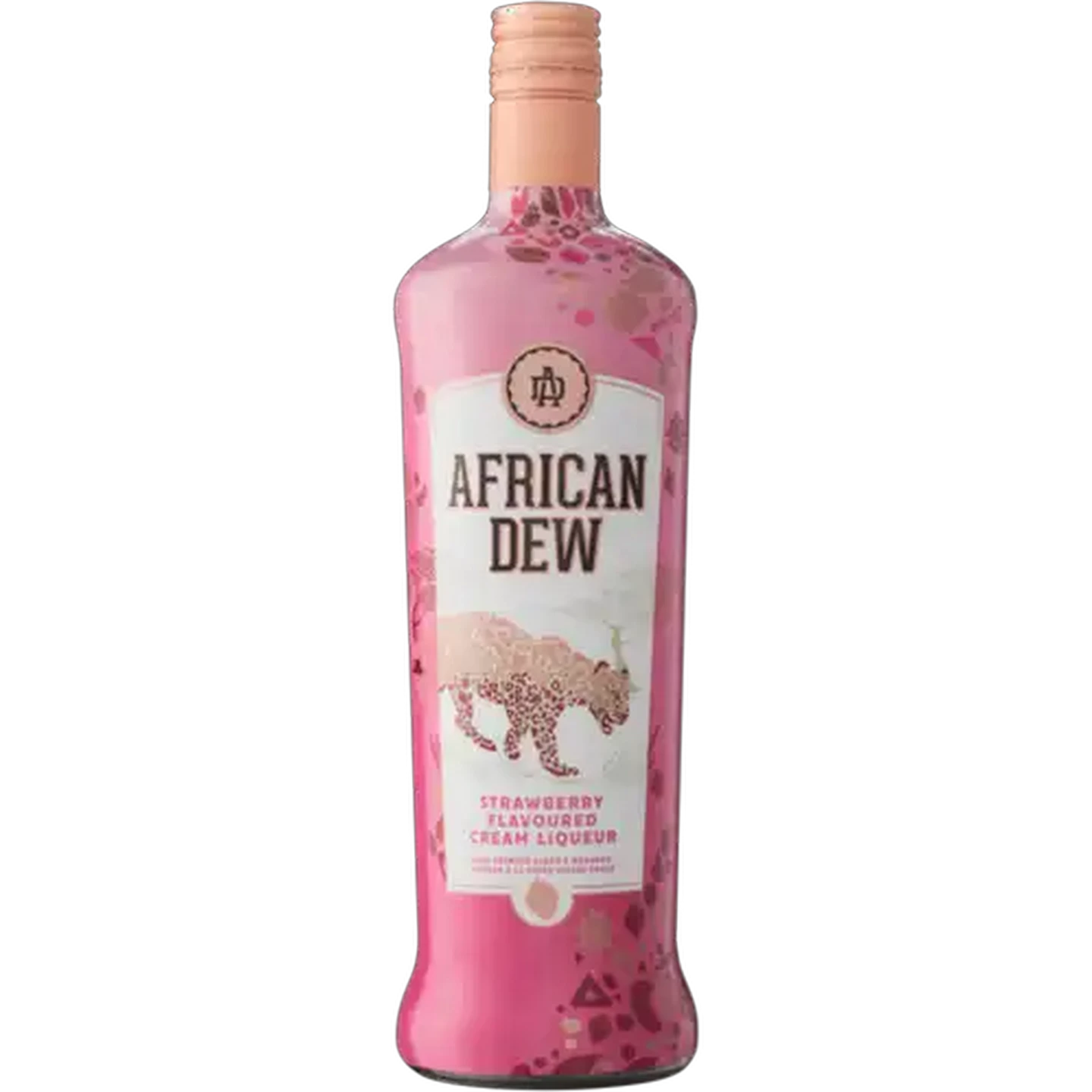 Image of African Dew Strawberry Cream Liqueur Bottle 750ml