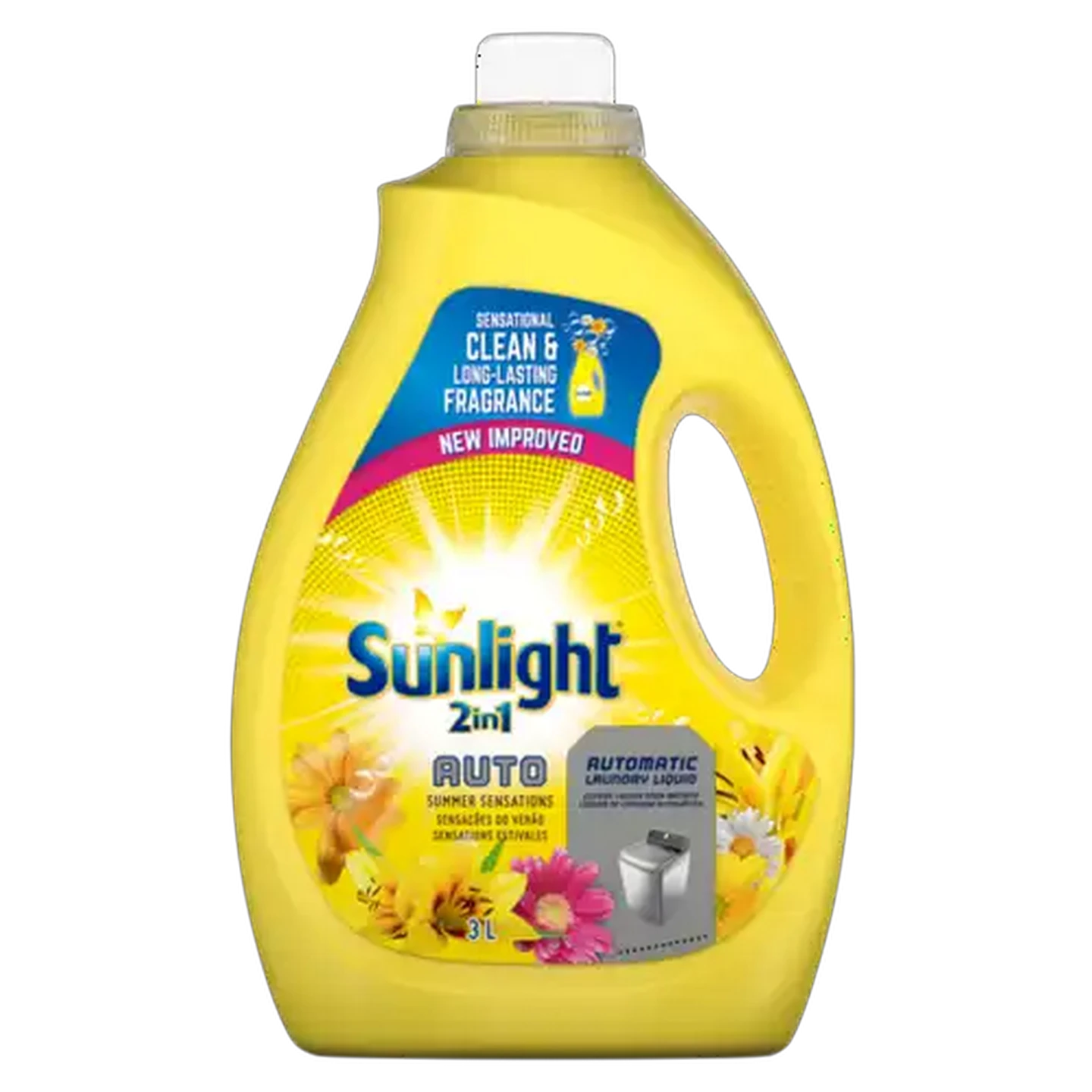 Image of Sunlight 2-In-1 Auto Summer Sensations Automatic Laundry Liquid 3L