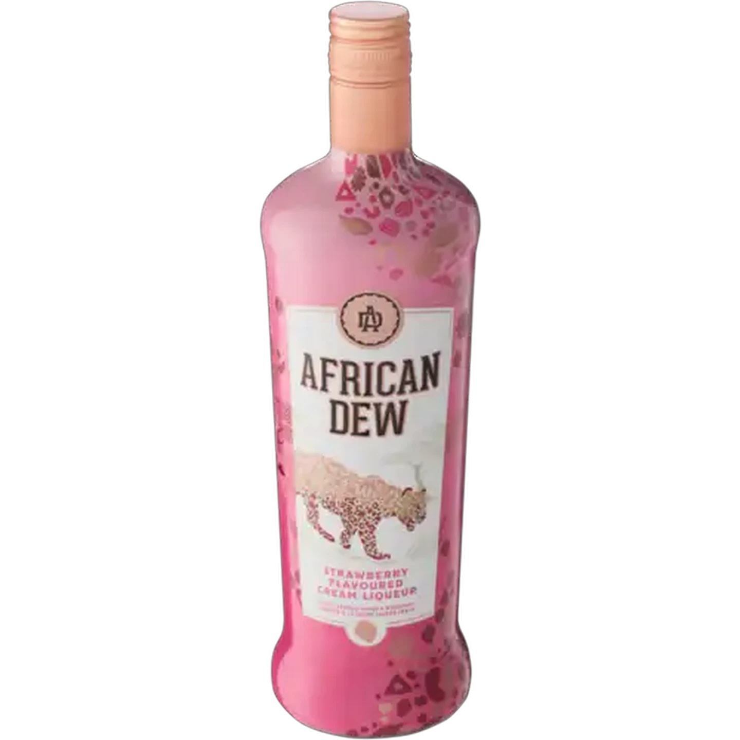 Image of African Dew Strawberry Cream Liqueur Bottle 750ml